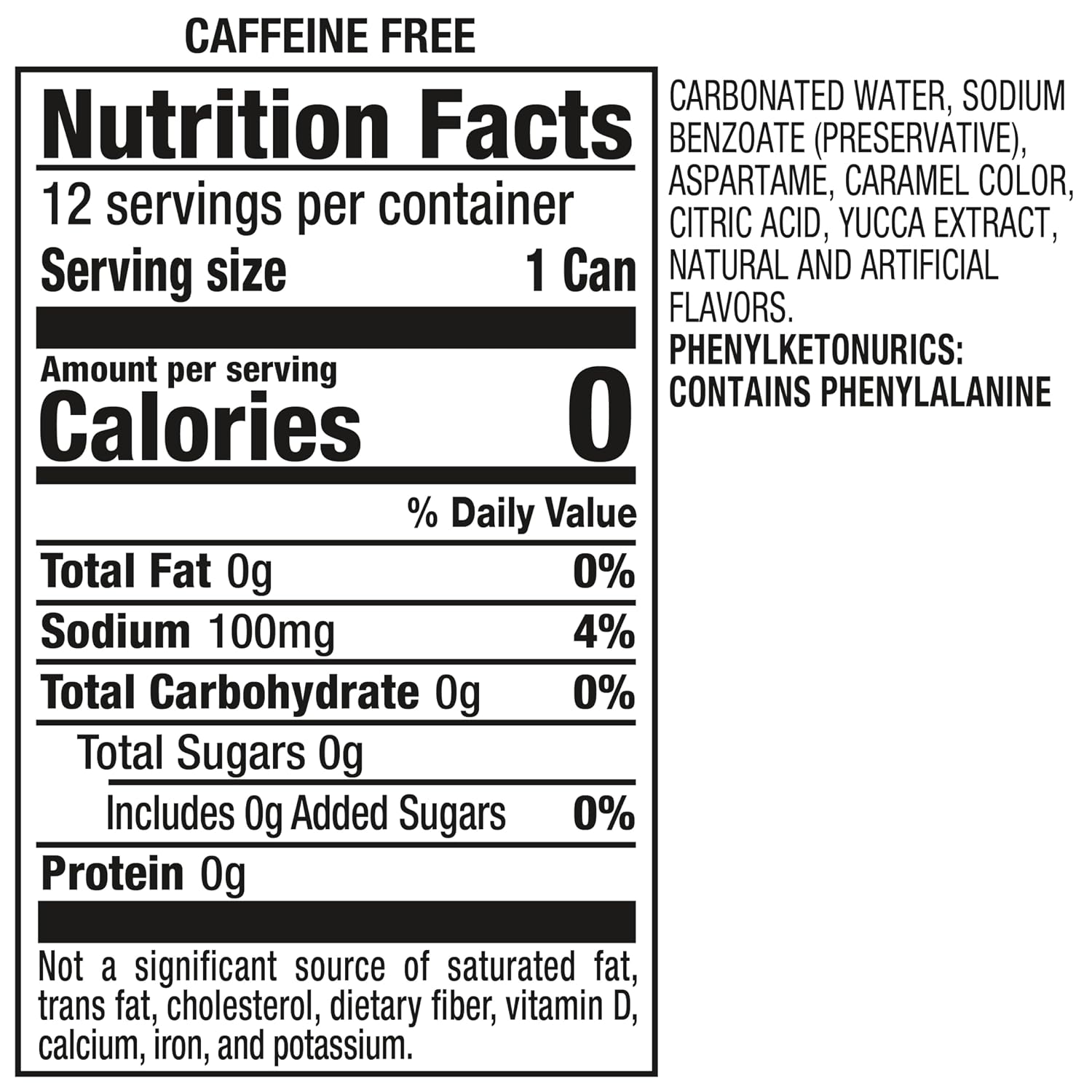 A&W Zero Sugar Root Beer Soda, 12 fl oz cans, 12 count