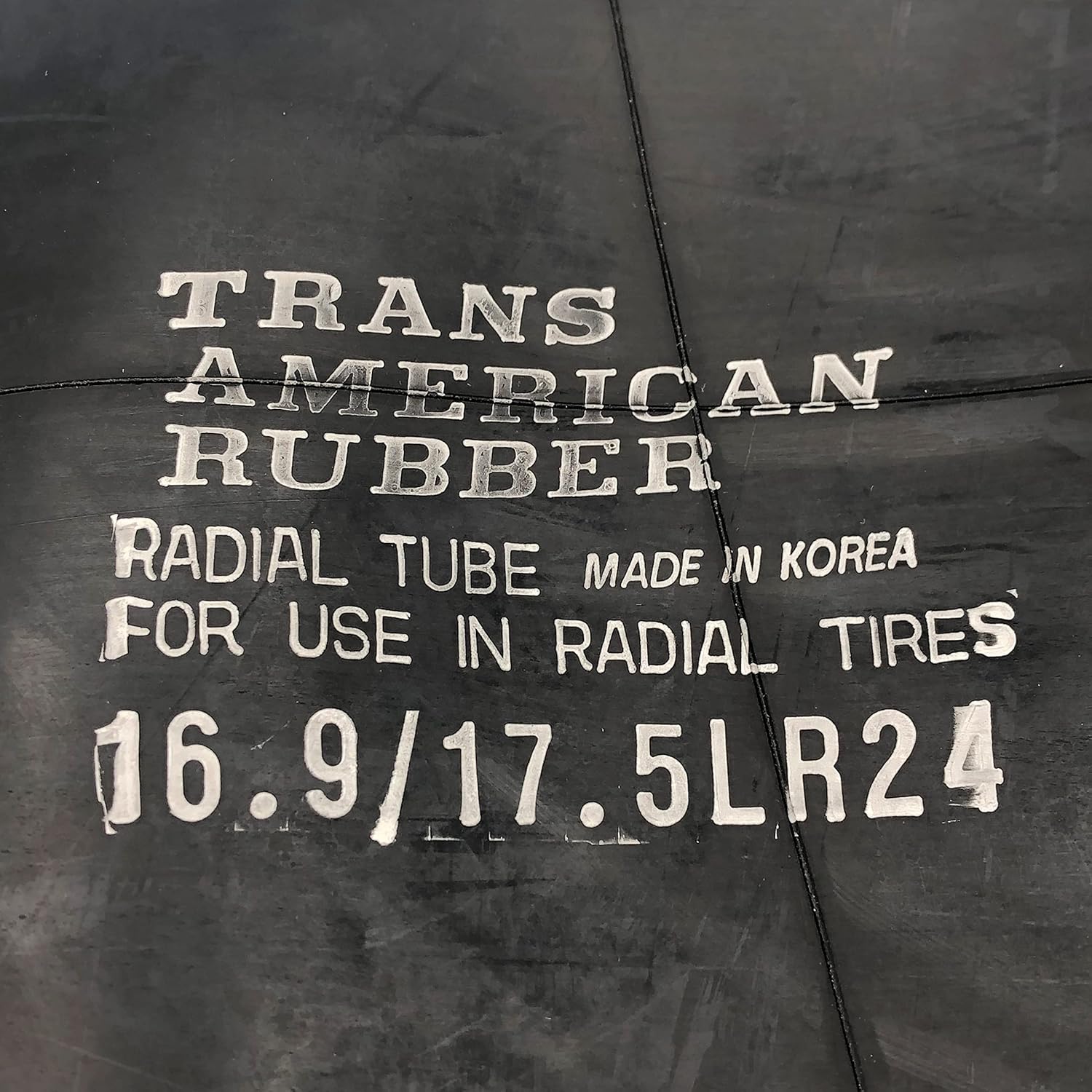 Trans American Rubber Tractor/Implement Inner Tube with TR-218A Valve Stem (11.2R-24/12.4R-24)