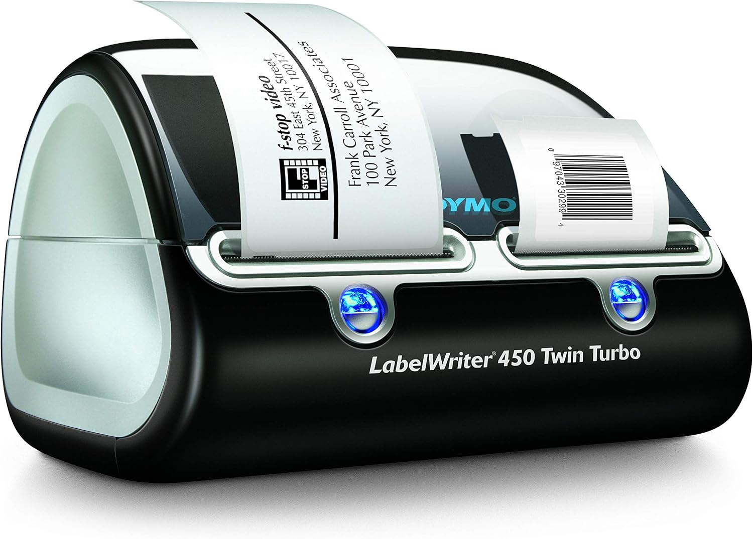 LabelWriter 450 Twin Turbo Label Printer, 71 Labels/min Print Speed, 5.5 x 8.4 x 7.4