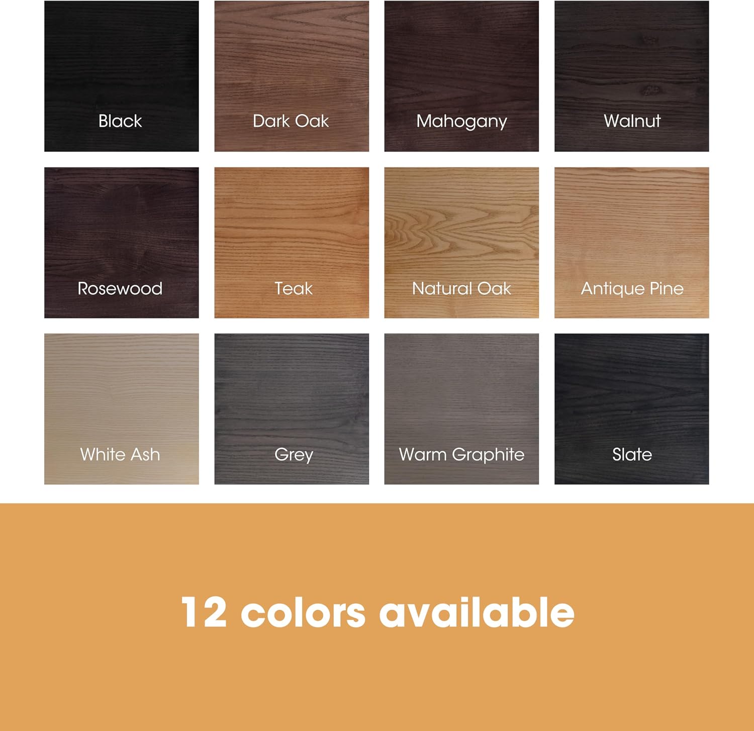 Furniture Clinic Wood Stain | Dark Oak | Water Based | Fast Drying, Low Odor