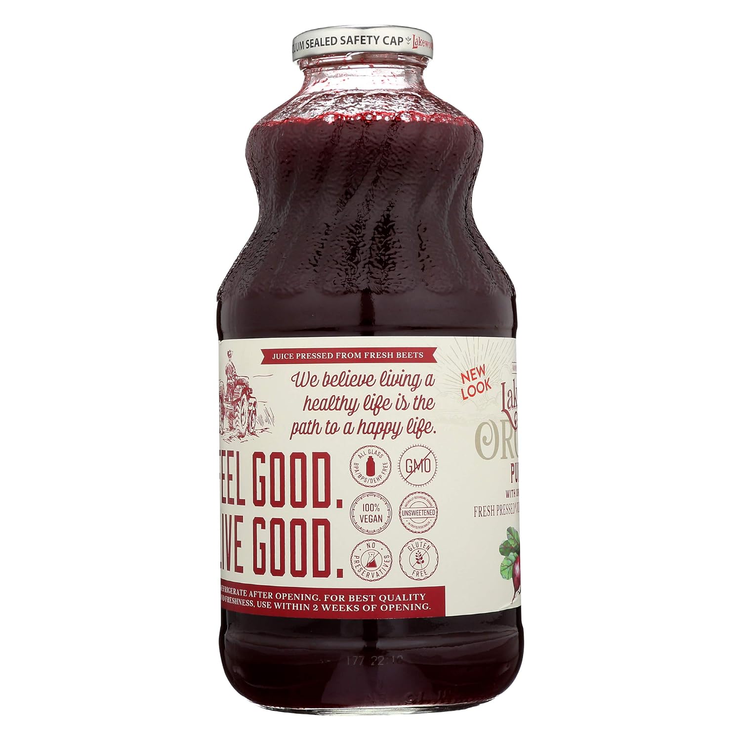 Lakewood, Organic Pure Apple Juice, 32 oz