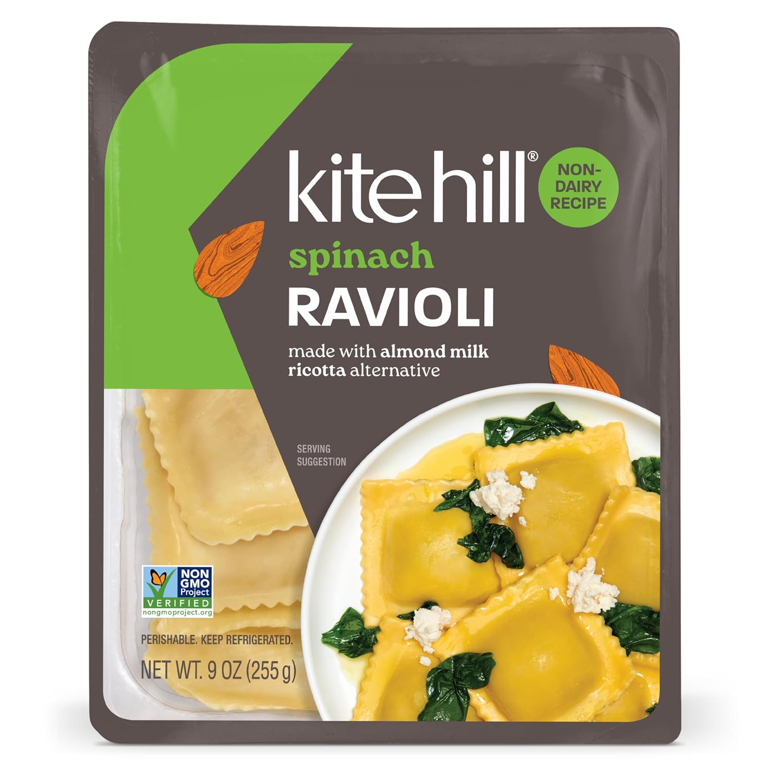 Kite Hill, Ravioli Spinach Ricotta, 9 Ounce