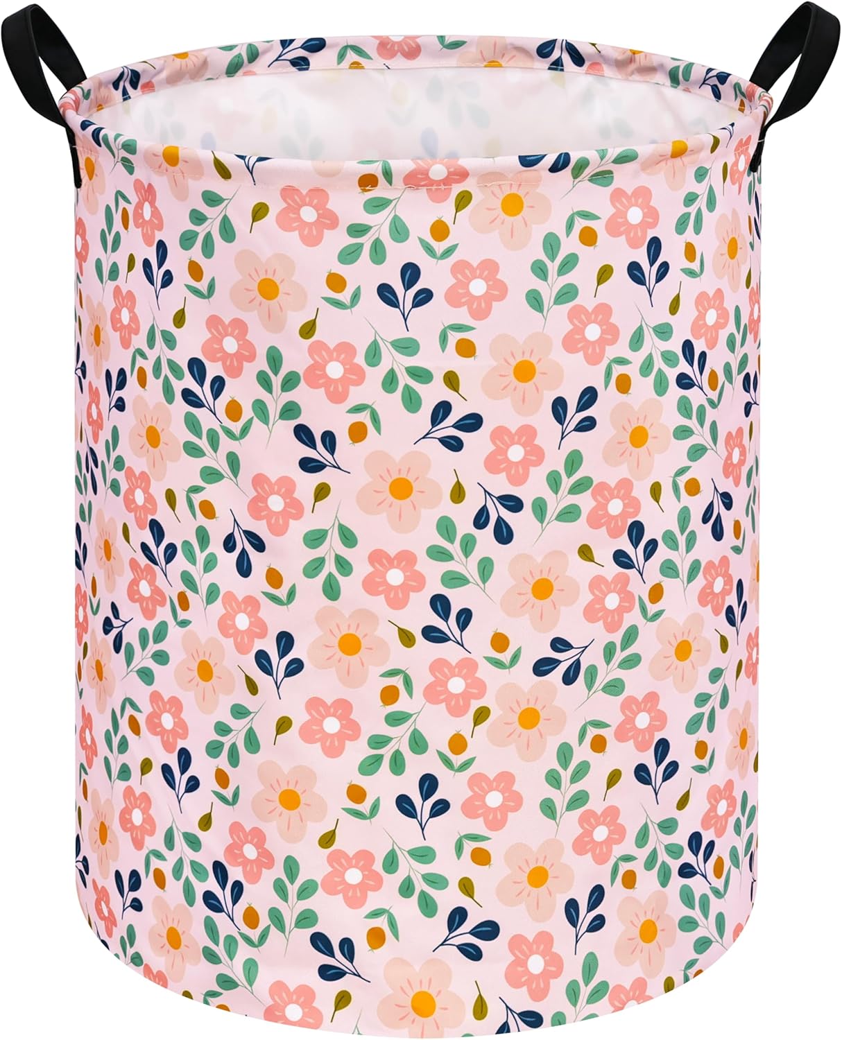 MAIZMZ Kids Hamper Storage Basket Nursery Bins Baby Gift Toy Organizer Box Laundry Basket Large Canvas Collapsible Chest for