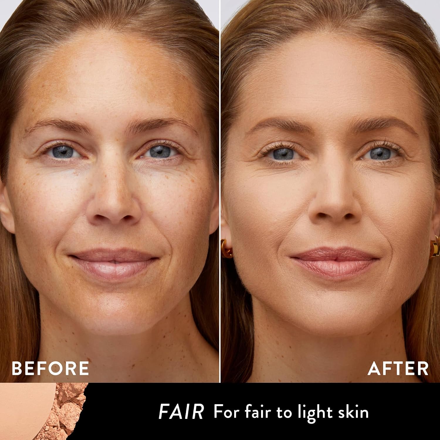 LAURA GELLER Baked Double Take Powder Foundation, Matte Finish – Fair