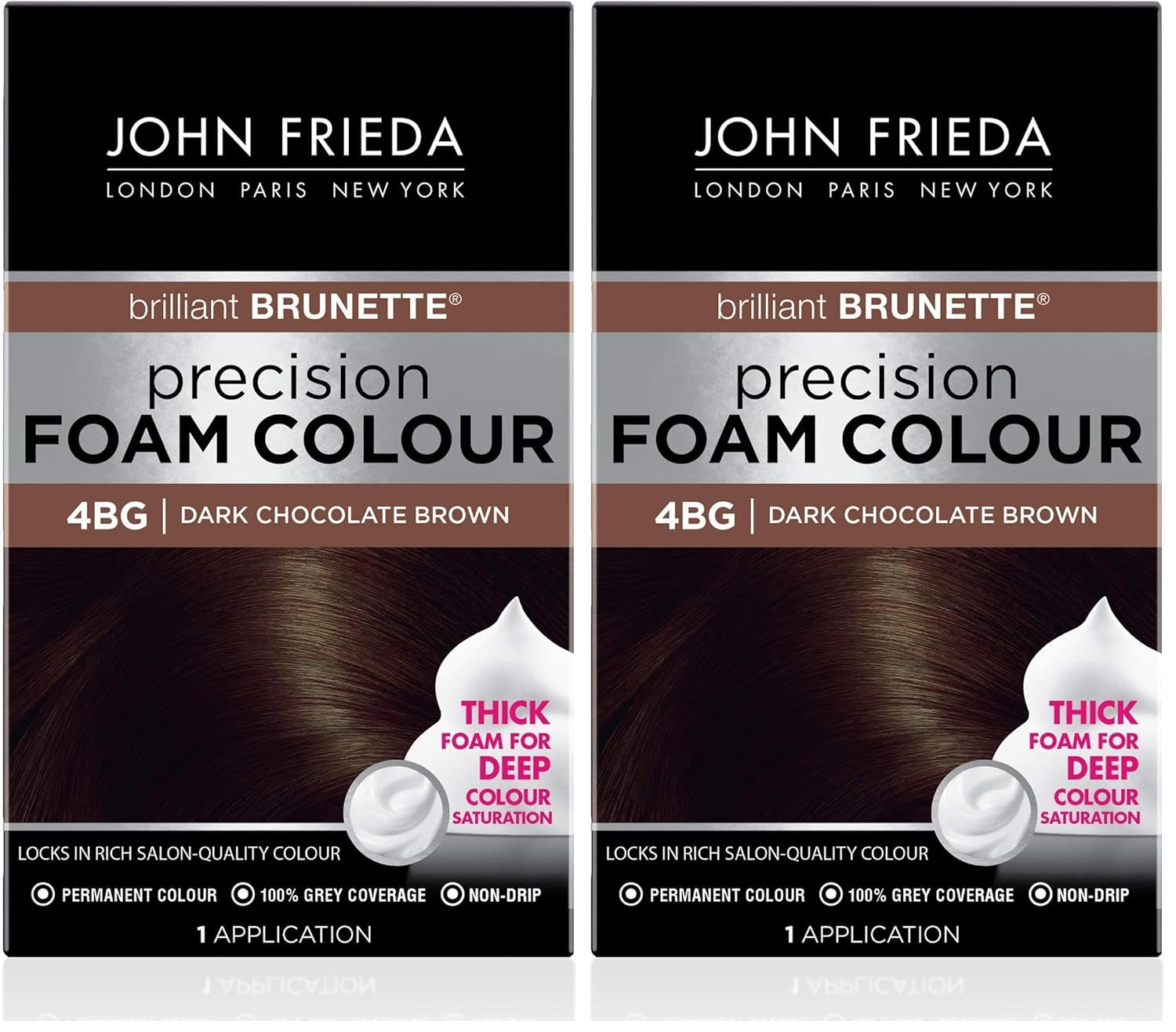John Frieda Precision Foam Colour Light Natural Blonde 9N, 1 Application | Full Gray Coverage, Anti-Fade Color, Light Blonde Tone, Deep Saturation, Easy Foam Application