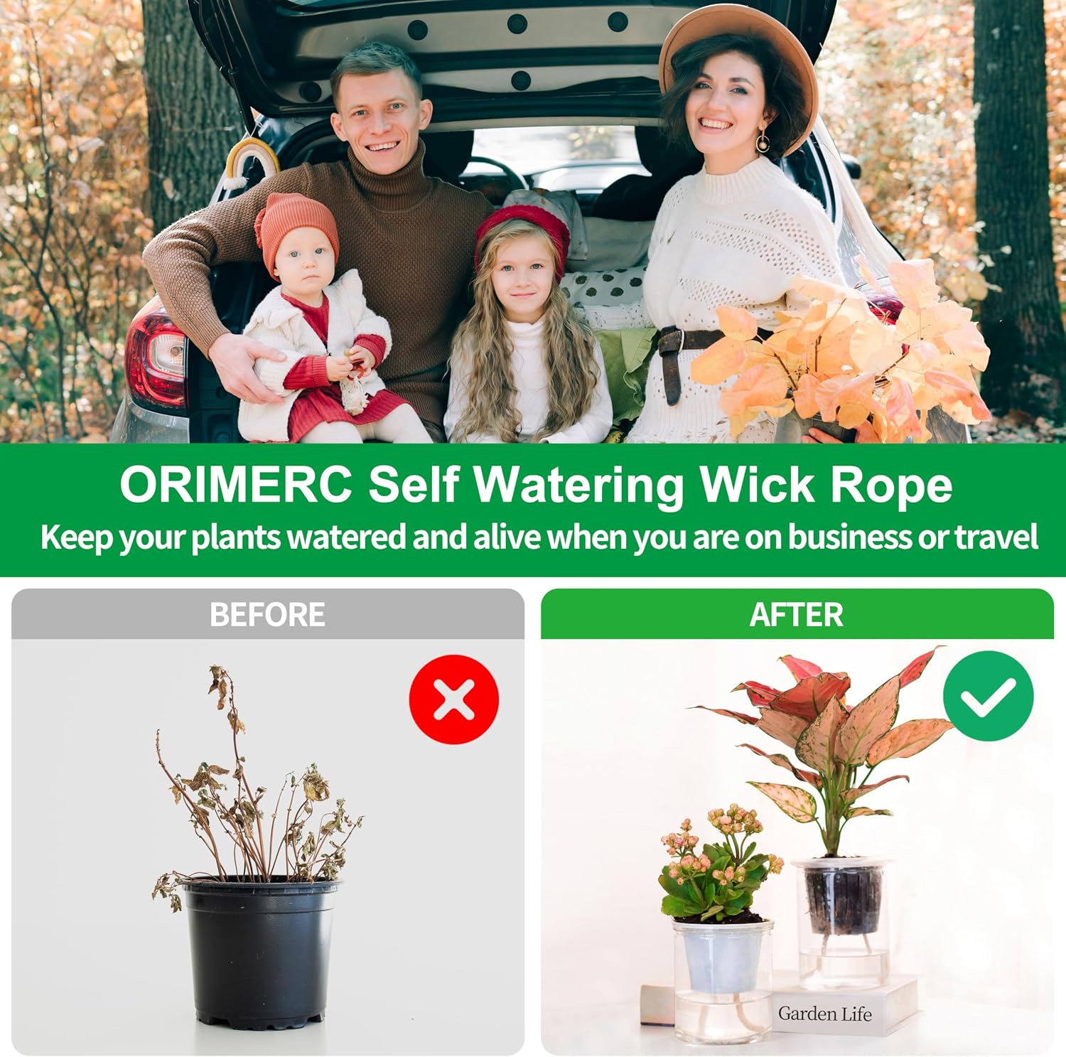 ORIMERC 30 Pack 3 inch Net Cup Pots with 30 feet Hydroponic Self Watering Wick & 30 Plant Labels Aquaponics Mason Jar Bucket Insert Orchid kratky Vegetable Gardening Growing Netted Basket Slotted Mesh