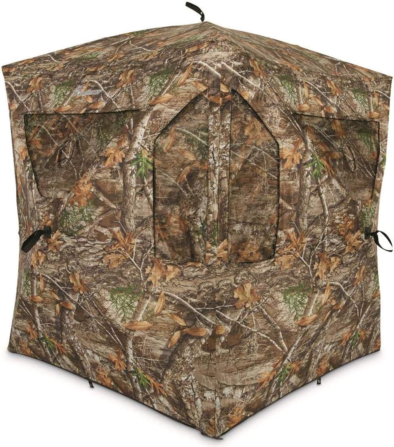 Ameristep Brickhouse Hunting Blind | 3-Person Ground Blind in Mossy Oak Break-Up Country, One Size