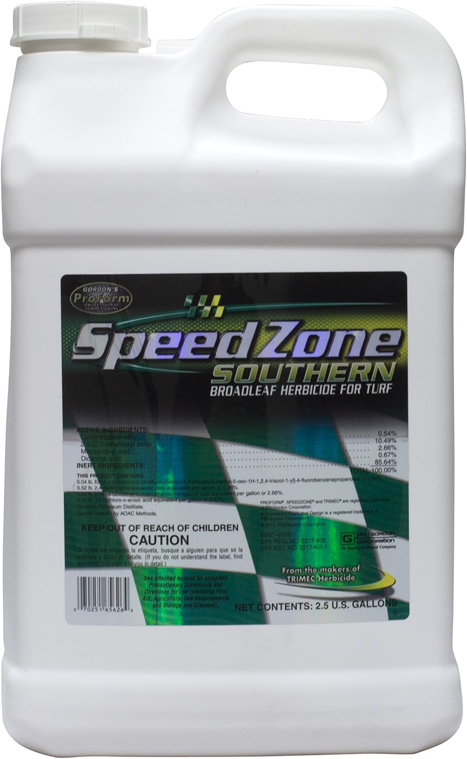 SpeedZone Southern Broadleaf Herbicide for Southern Turf-2.5 Gallon 715387 Y