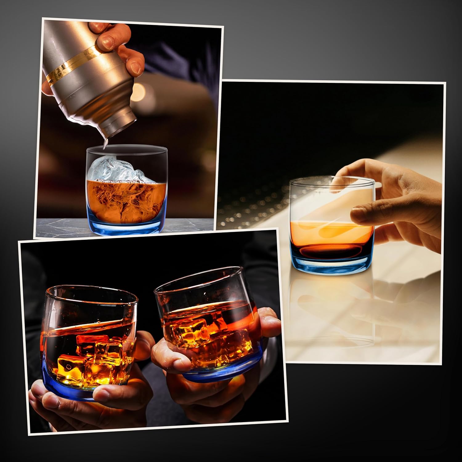 DISCOUNT PROMOS Custom Whiskey Glasses 10 oz Set of 10/50/100, Personalized Bulk Pack - Heavy Base Old Fashioned Glass, Perfect for Scotch, Bourbon
