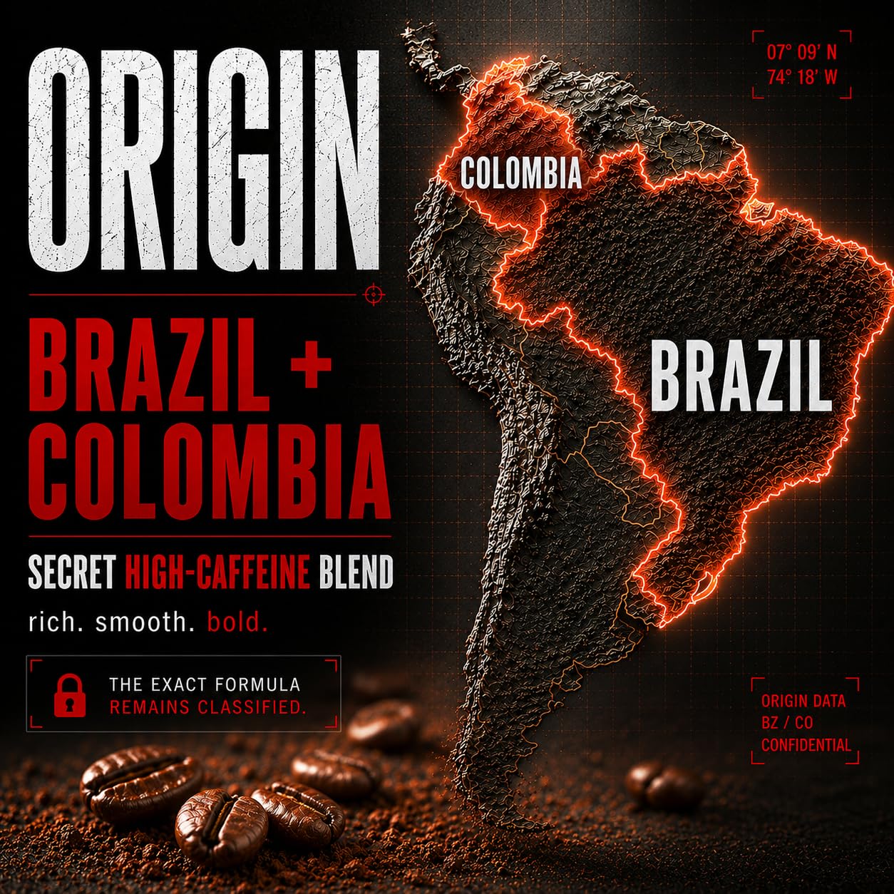 Ground Coffee | Strong Coffee | High Caffeine Coffee | Dark Roast | 16 oz | Extreme Energy. Clear Focus. Bold Flavor. Crafted for maximum
