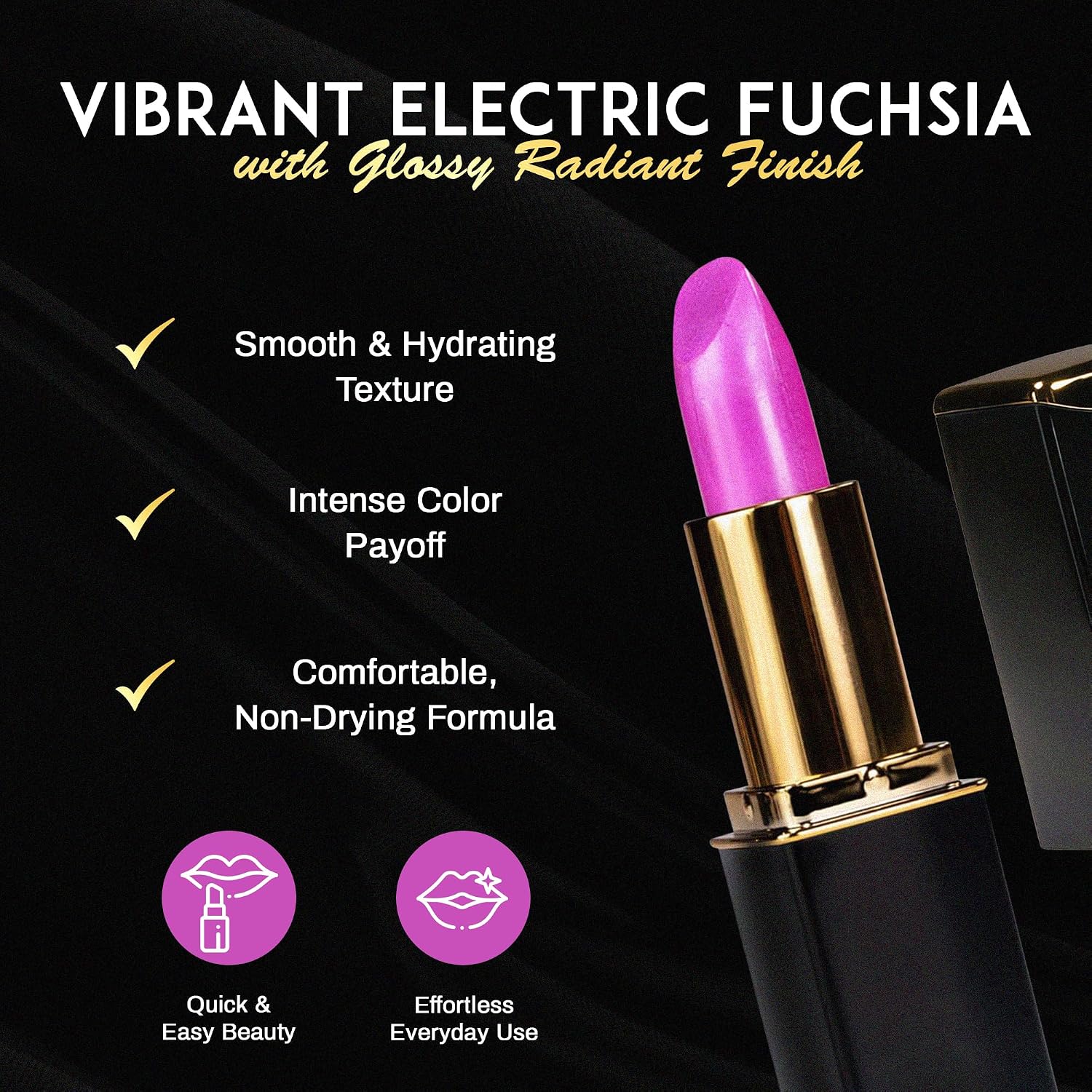 L’Paige Rosy Pearl Lipstick | Sheer Neutral Rose Lip Color | Aloe Vera Moisturizing Formula | Long-Lasting Hydrating Finish | Soft Silvery Pink Shade L56