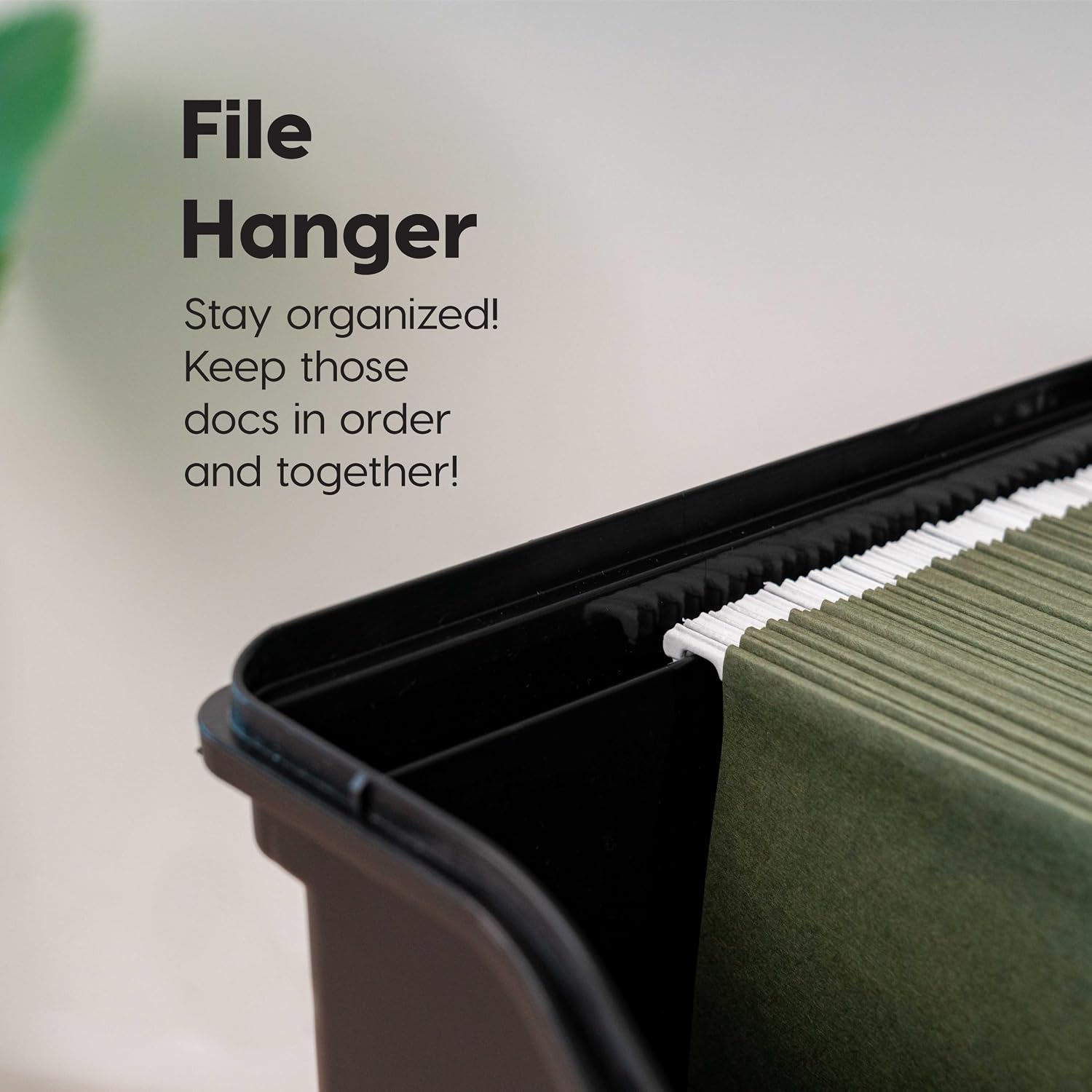 IRIS USA 4-Pack File Box Organizer with Wing Lid Letter/Legal 18 Qt, Clear | Organize letter and legal files, documents and paperwork with a wing lid for quick access and secure storage
