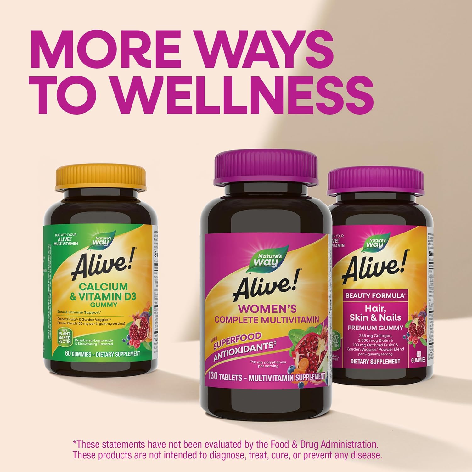 Nature's Way Alive! Complete Multivitamin for Women, Daily Vitamin, 50 ct