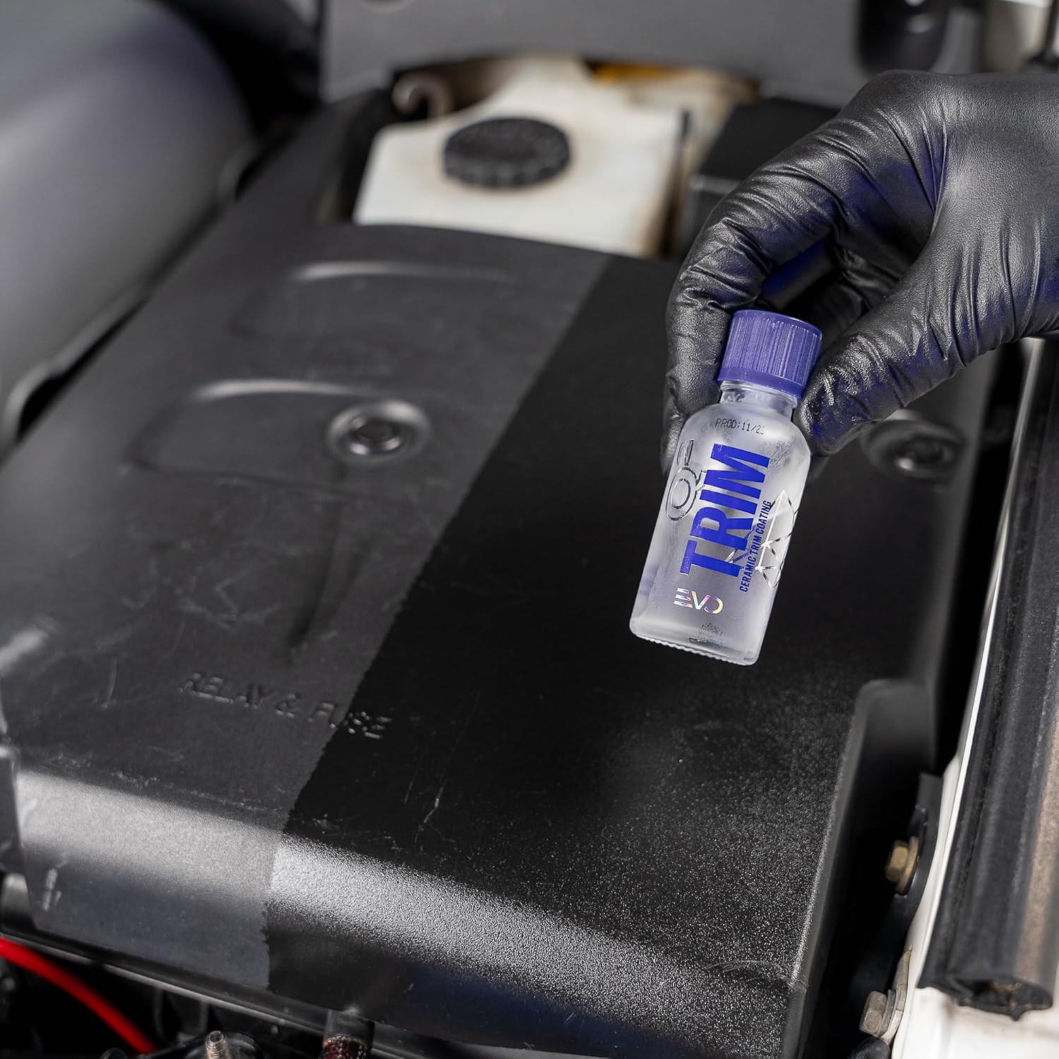 GYEON Trim EVO Ceramic Plastic Trim Restorer and UV Protection Satin Finish | SiO2 ceramic coating restores faded plastic and rubber trim to a deep