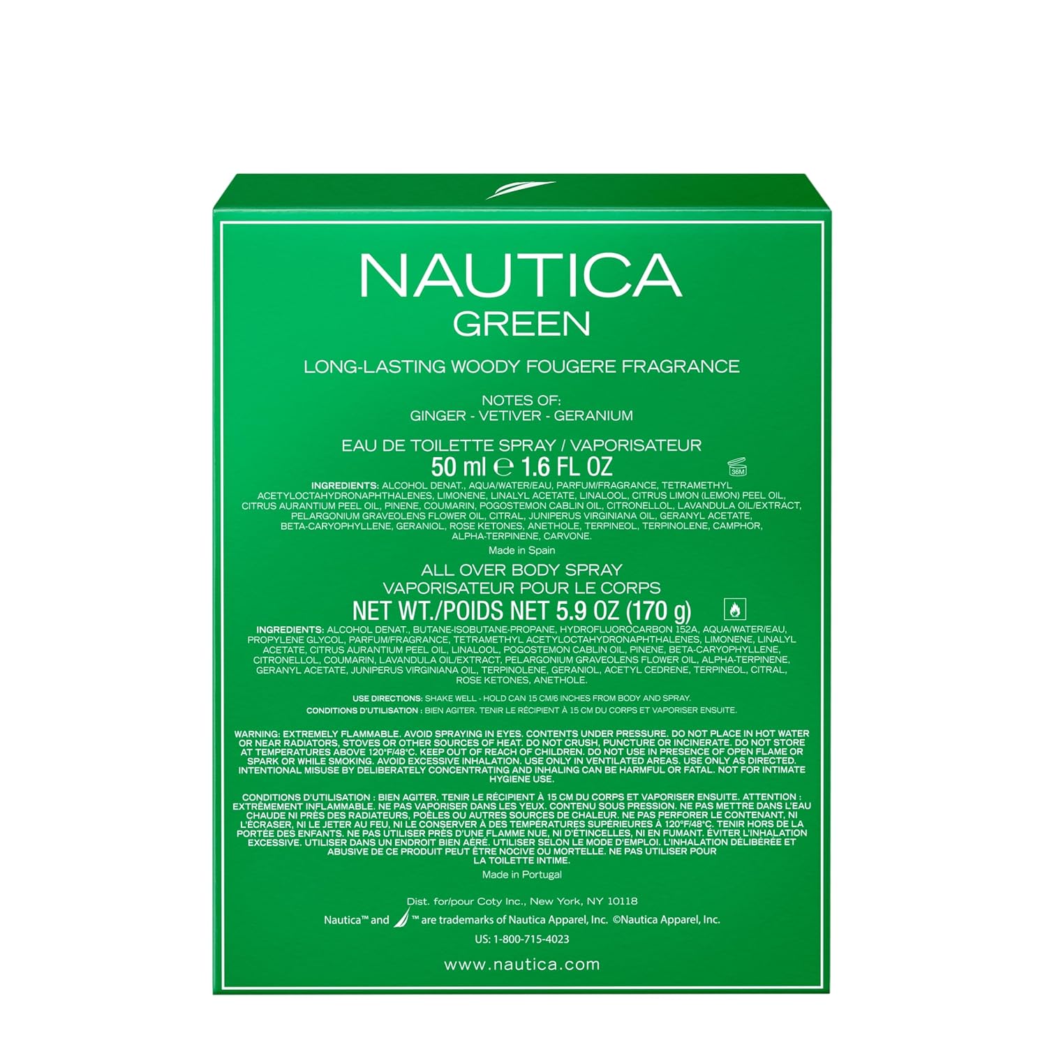 Nautica Blue Eau de Toilette, Men's Fragrance, 3.4 fl oz