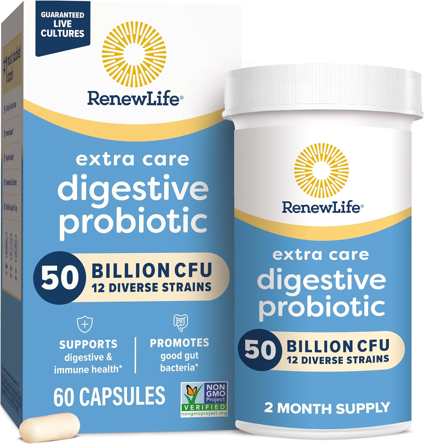 Renew Life Ultimate Flora Probiotic 80 Billion CFU | 31 Strains