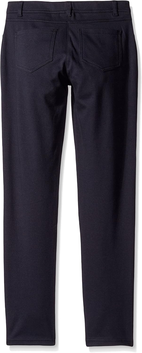 Nautica Girls' School Uniform Stretch Interlock Jegging