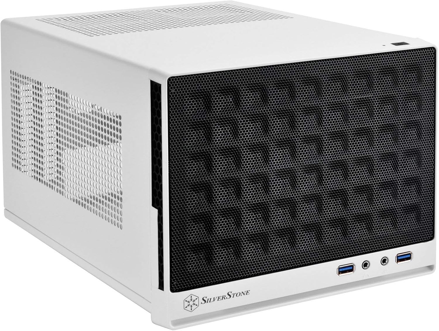Silverstone Computer Case with Mesh Front Panel,Black (SG13B)