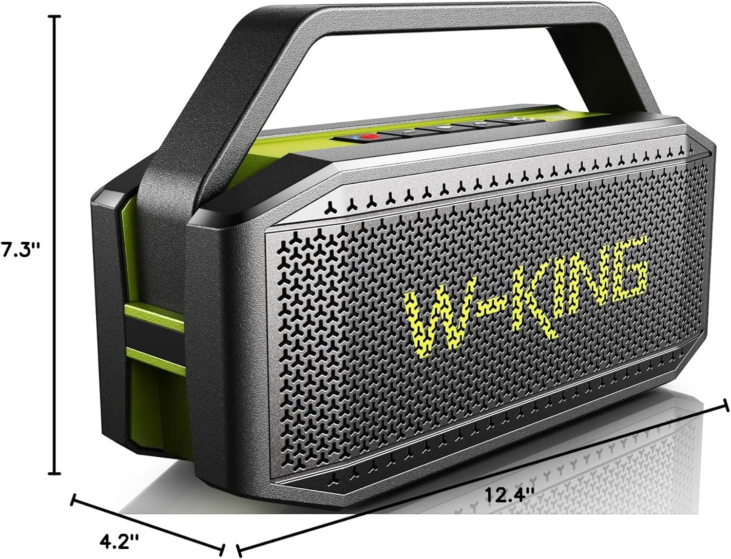 W-KING Bluetooth Speaker, 100W Peak Outdoor Portable Loud Speakers Wireless