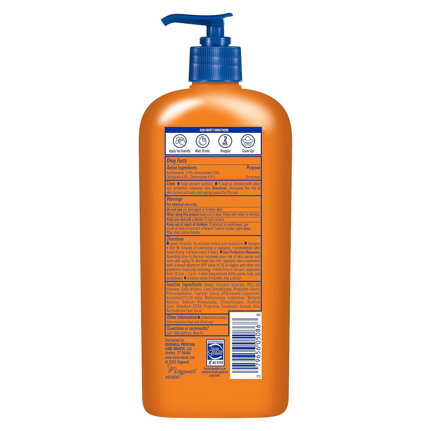 Banana Boat Sport SPF 50 Sunscreen Lotion, 8 Fl Oz