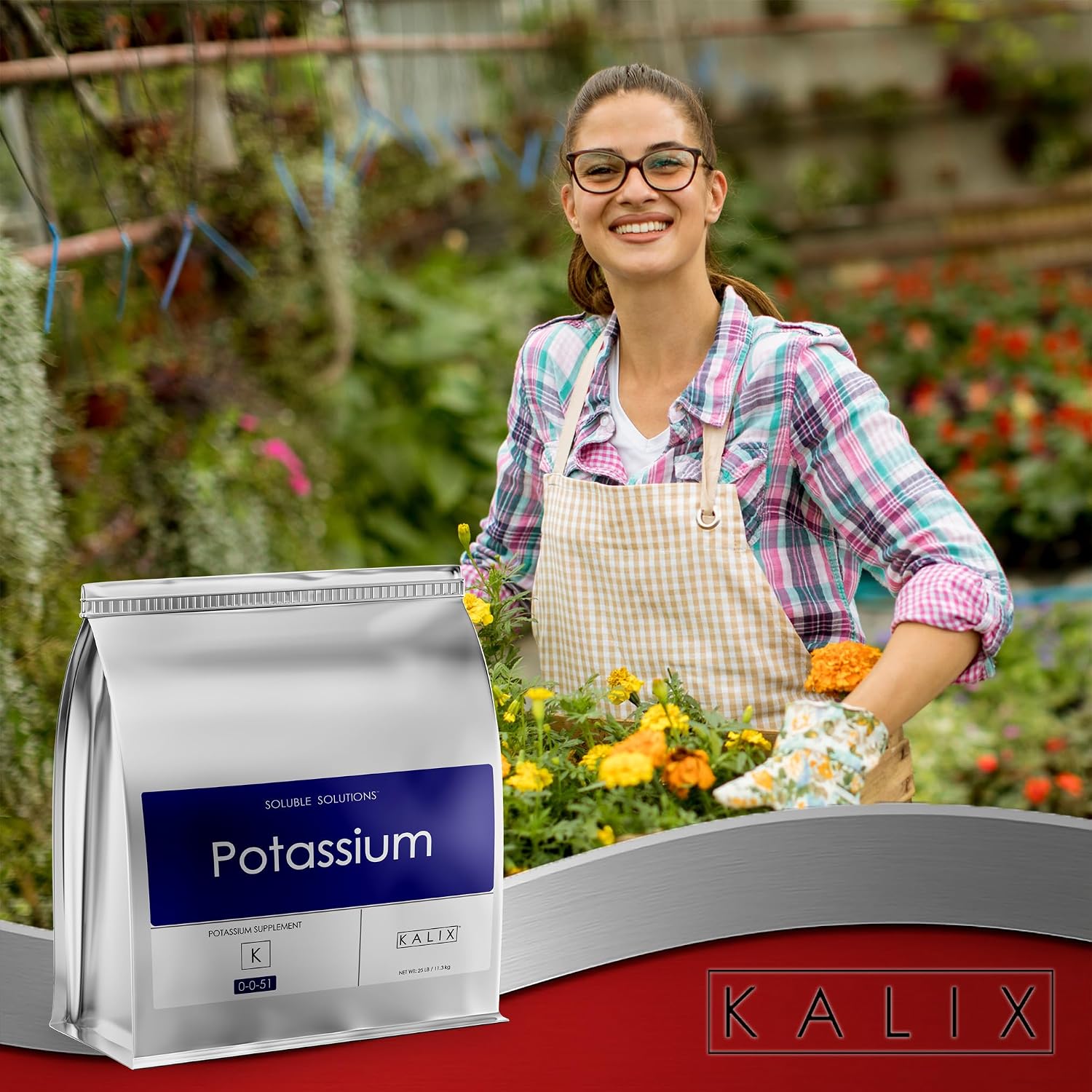 KALIX Potassium 0-0-51 Soluble Fertilizer | High Potash Plant Food for Bloom Phase, Potassium Sulfate for Plants, Hydroponics & Gardening