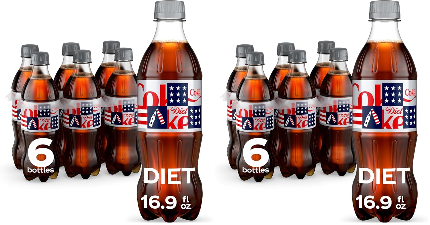 Diet Coke Soda Soft Drink Cans, 12 fl oz, 12 Pack | No sugar, no calories, 46 mg caffeine per can