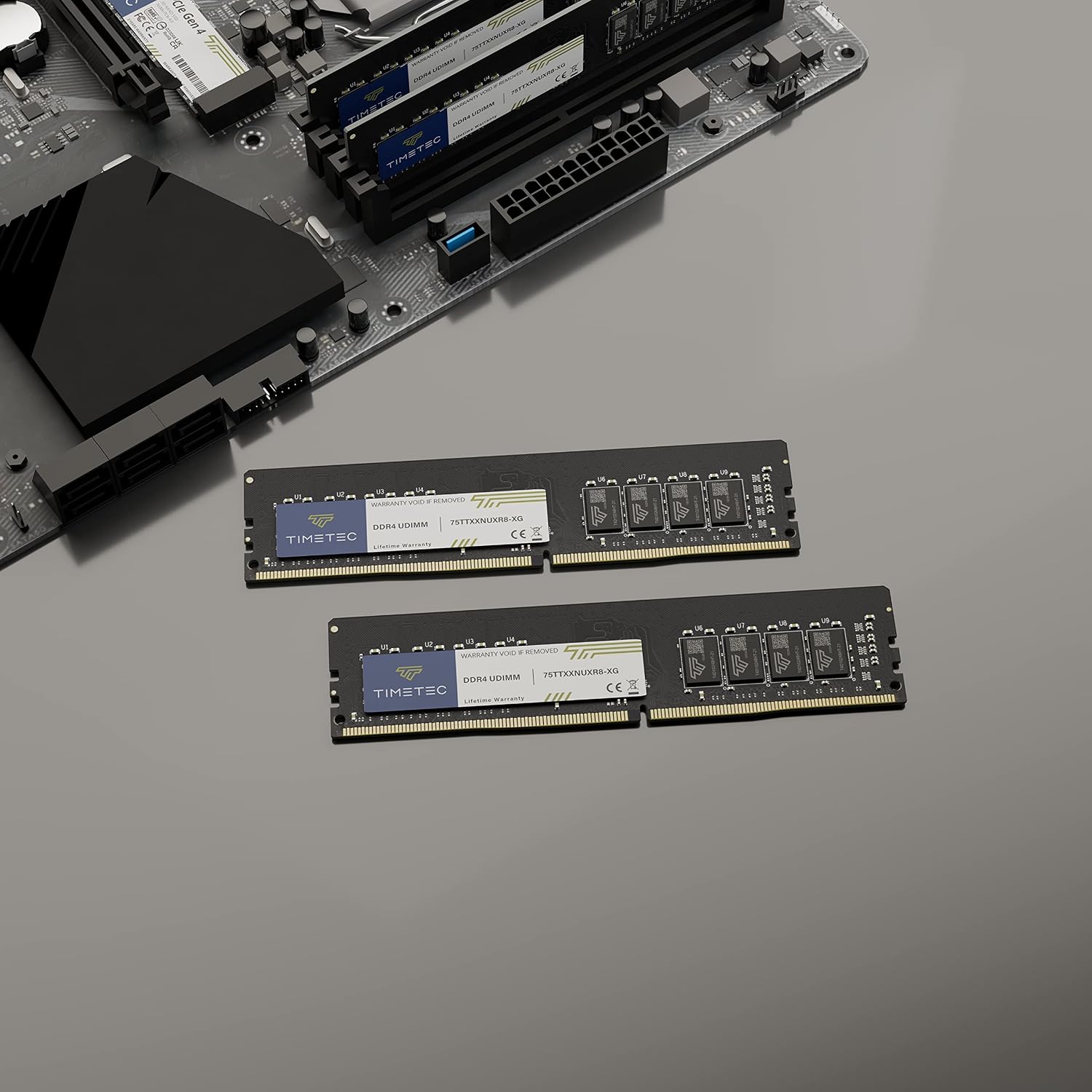 Timetec 16GB KIT (2x8GB) DDR4 3200MHz (PC4-3200AA) PC4-25600 UDIMM Desktop RAM – 288-Pin 1.2V CL22 Non-ECC Unbuffered DIMM Memory Module Upgrade