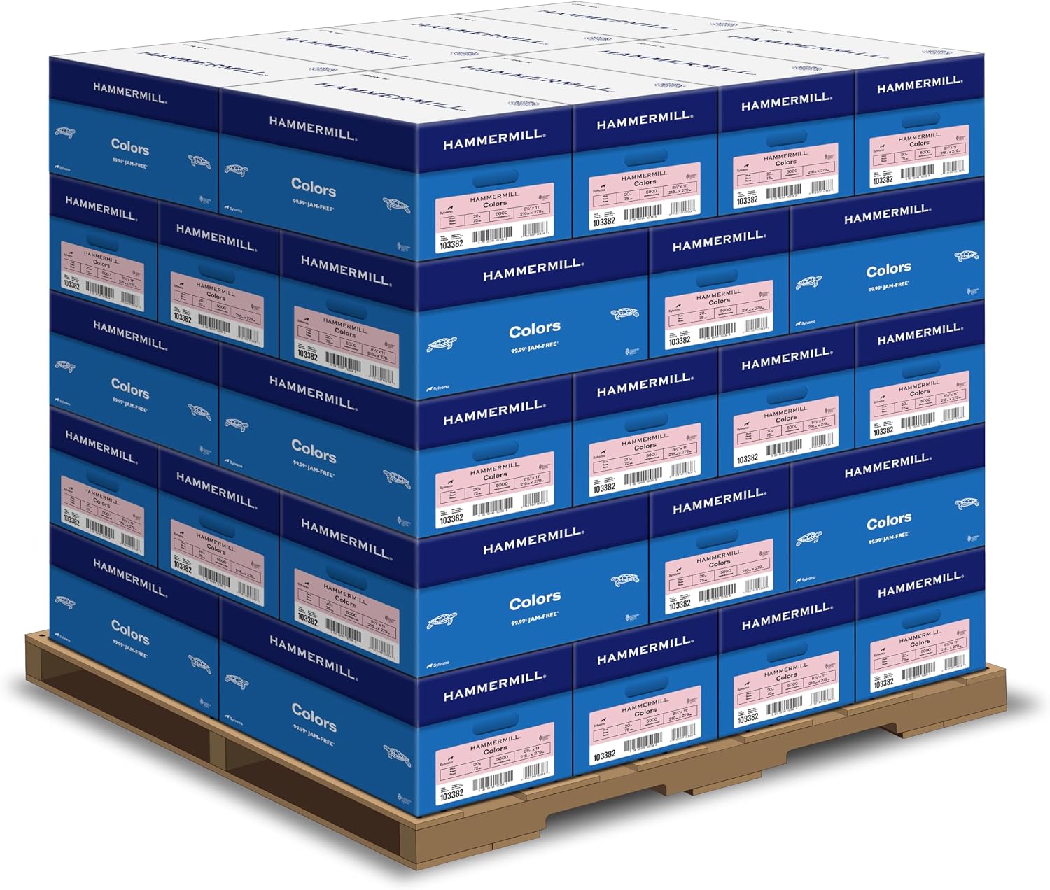 Hammermill Colored Paper, 20 lb Blue Printer Paper, 8.5 x 11 - Made in the USA, Pastel Paper, 103309R - 1 Ream (500 Sheets)