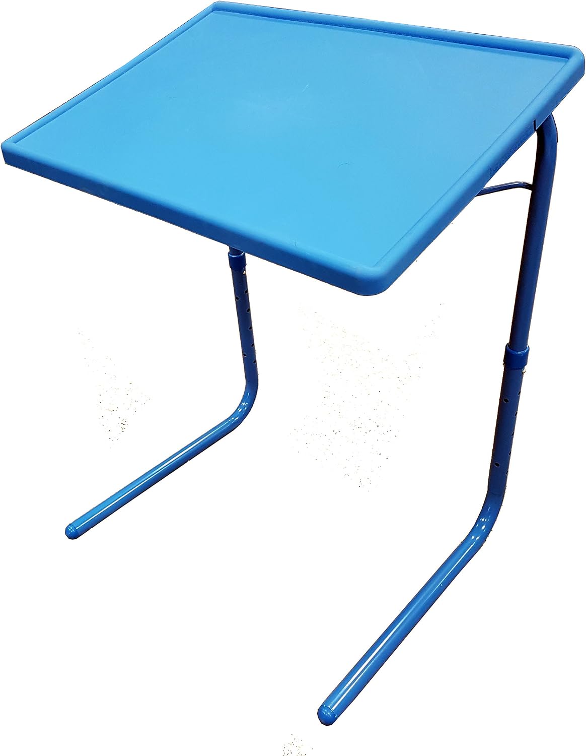 Portable Foldable TV Tray Table - Laptop, Eating, Drawing Tray Table Stand with Adjustable Tray with Sliding Adjustable Cup Holder - 5StarSuperDeals - (Black)