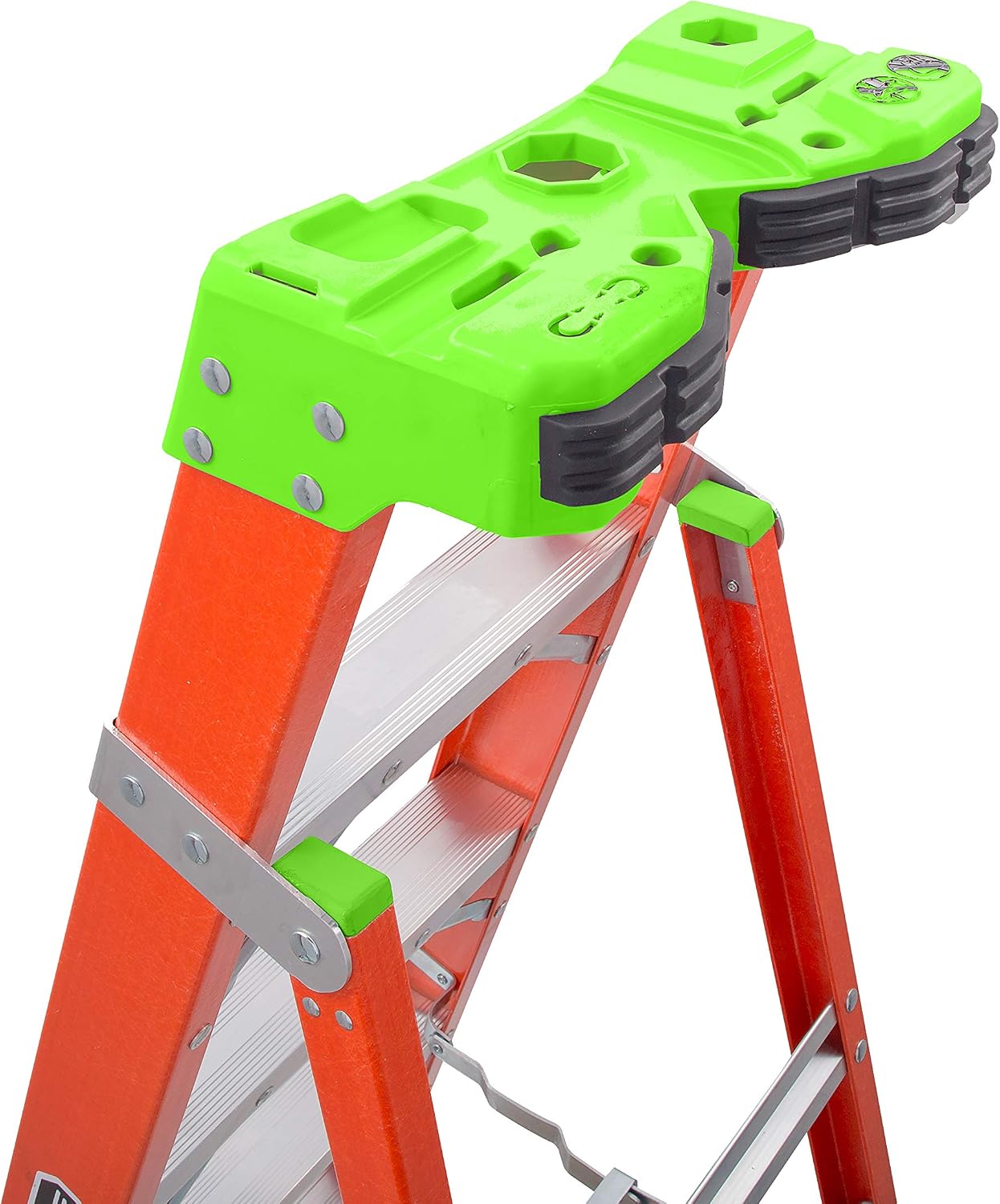 Louisville Ladder 4-foot Fiberglass Cross Step Ladder, 300-Pound Load Capacity, Type IA, FXS1504