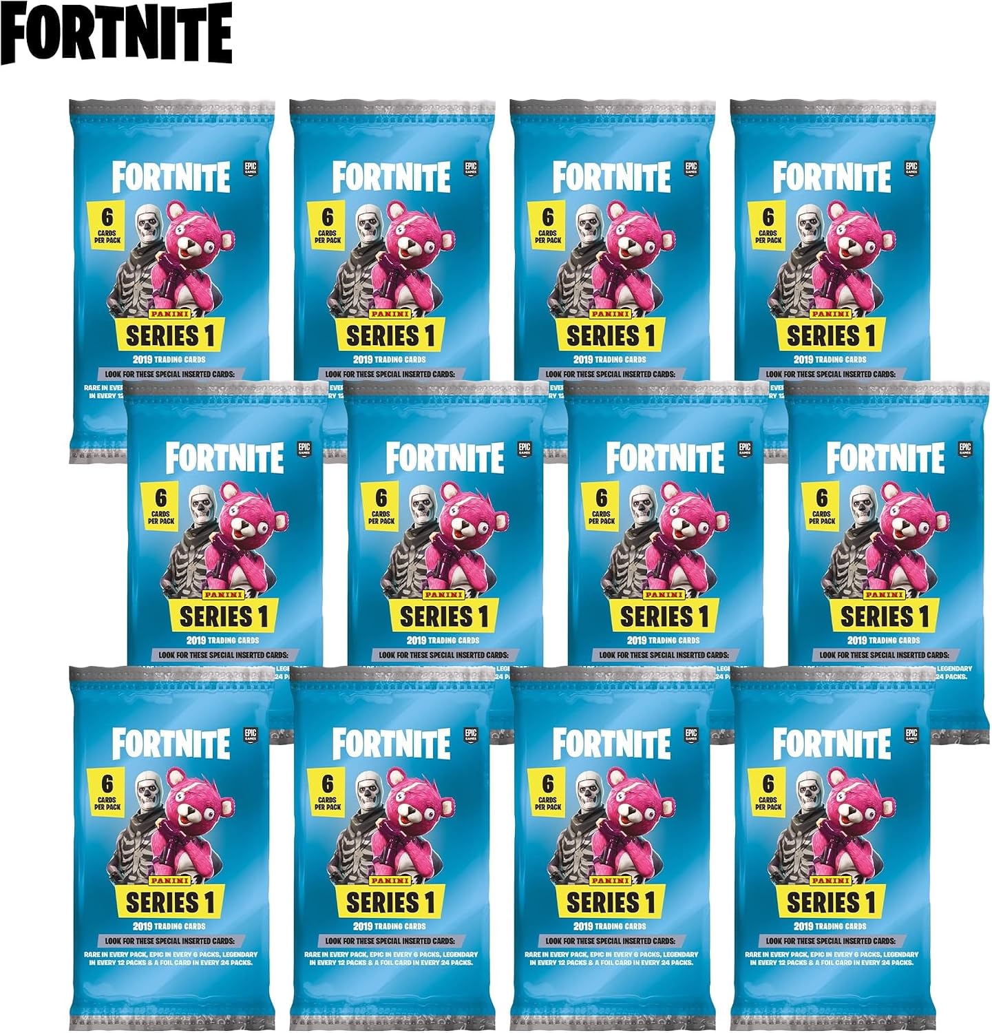 Fortnite Panini Series 1 (English Printed in Italy) Mega Box