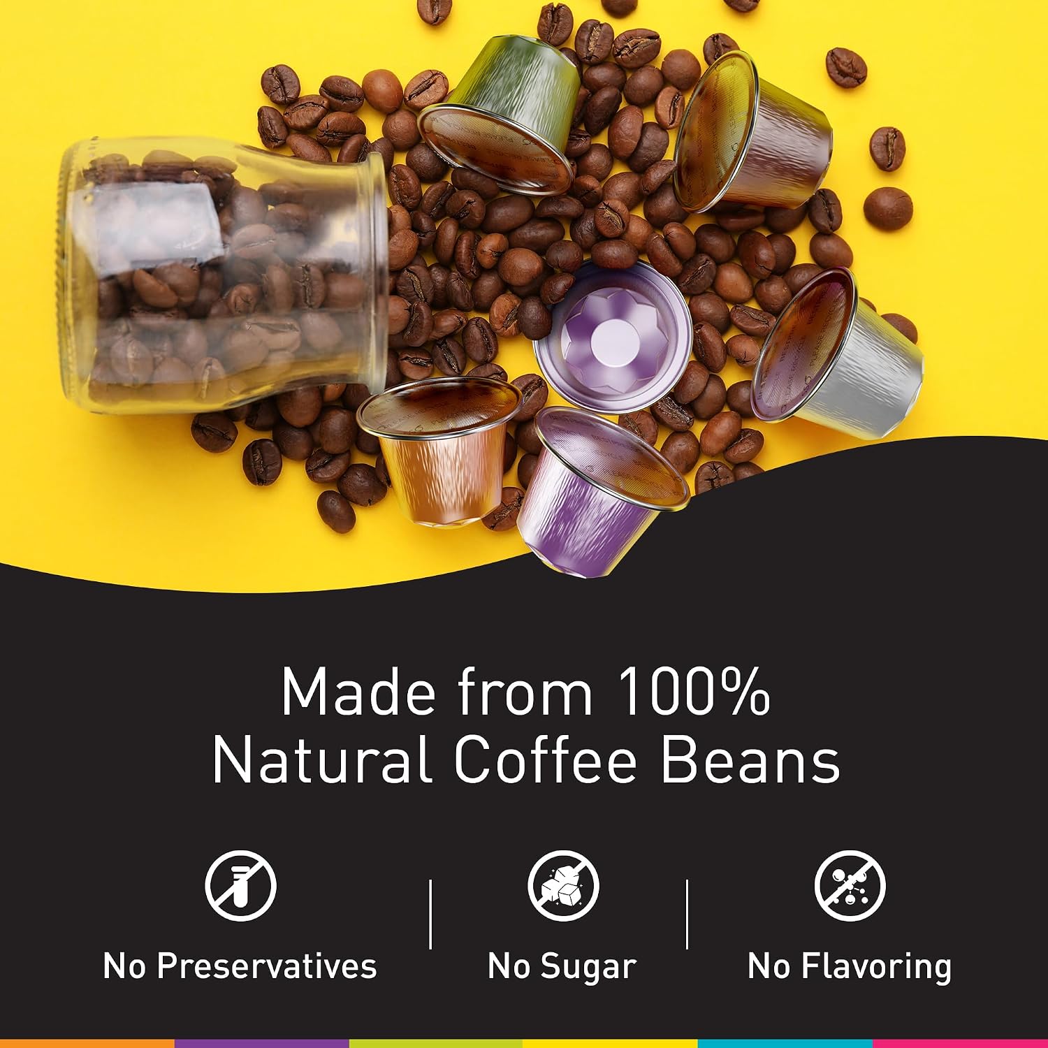 Bestpresso Coffee for Nespresso Original Machine 120 pods Certified Genuine Espresso Flavored Pack Vanilla Pods Compatible with Nespresso Original