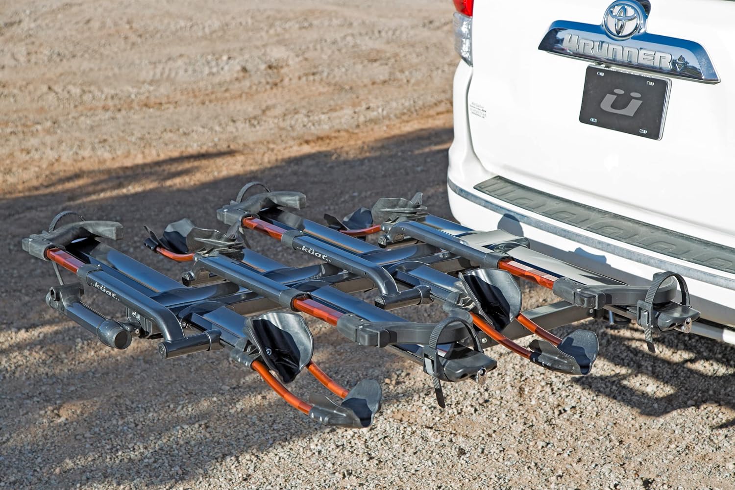Kuat NV Add-On 2.0-2" - +2-Bike Rack, Black Metallic (NA22B) | Increases 2" NV 2.0 to a 4-Bike Hitch Rack, Rugged All-Metal Construction, E-Bike Compatible, Easy Installation