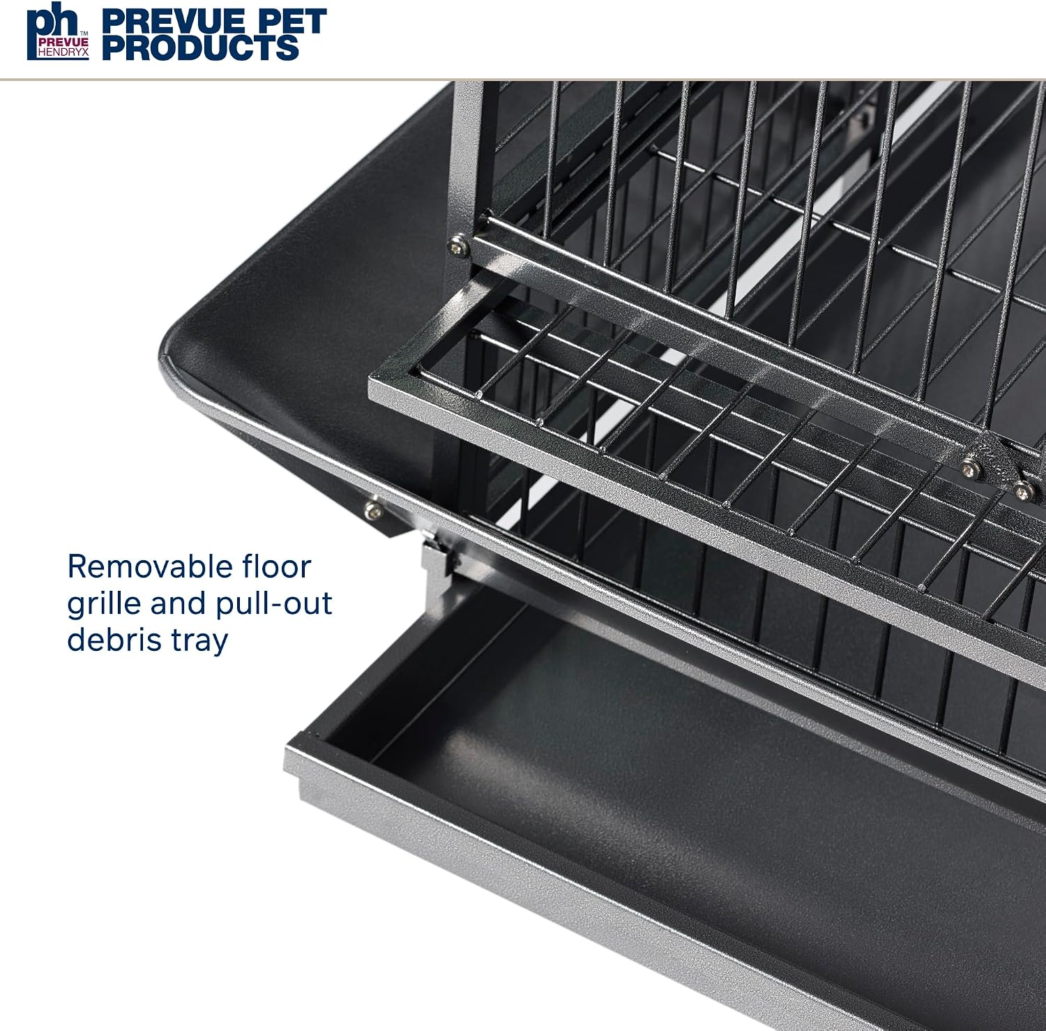 Prevue Pet Products Empire Bird Cage, X-Large, Black Hammertone,46" L x 36" W x 78 1/4" H