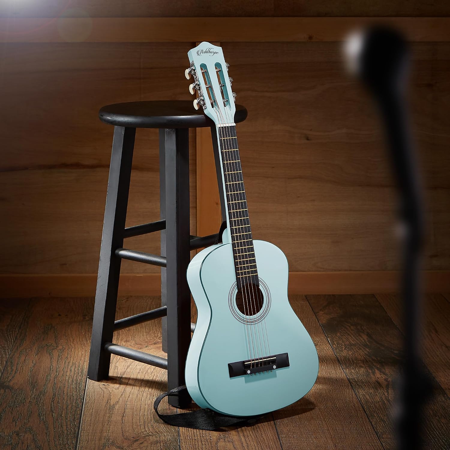 Ashthorpe 38-inch Beginner Acoustic Guitar (Red), Starter Kit with Gig Bag, Extra Strings, Strap, Picks, and Lessons