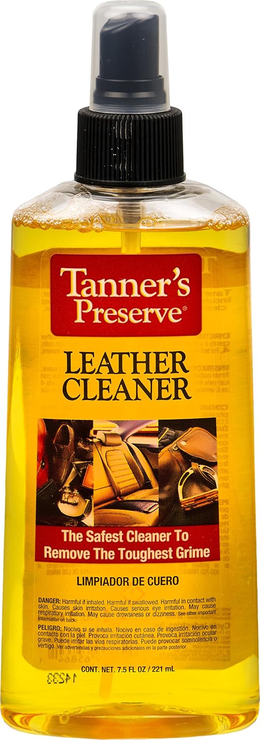 Tanner's Preserve Leather Cleaner Spray, 7.5 fl oz, Case of 6