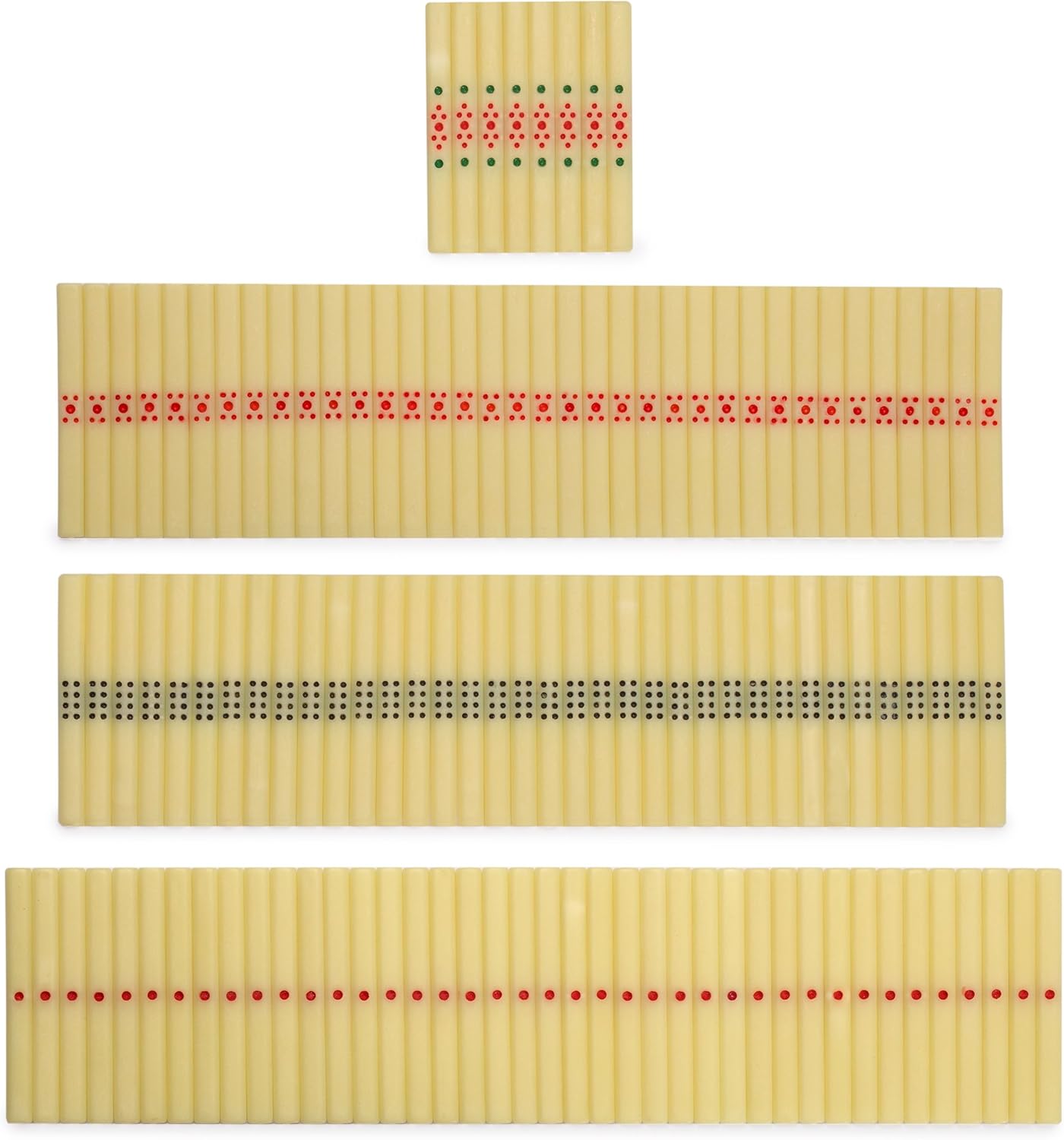 Yellow Mountain Imports Chinese Mahjong Scoring/Betting Sticks (Ivory) - Set of 120