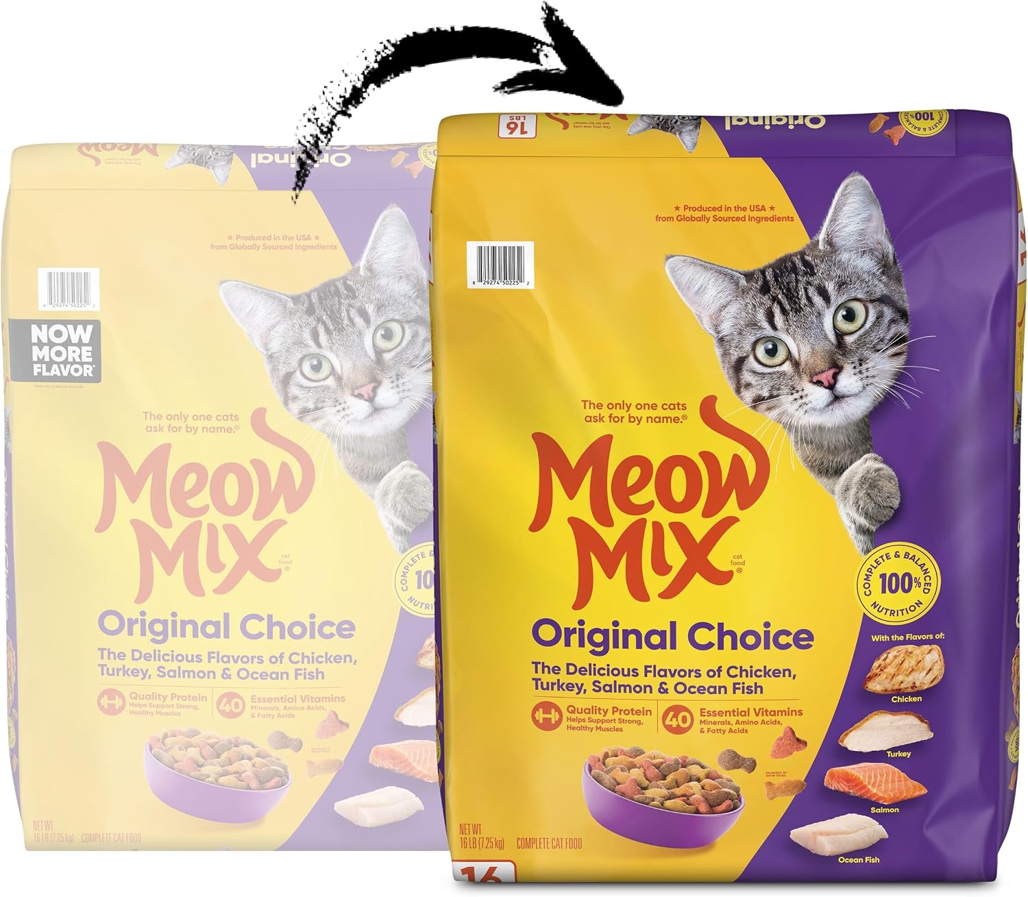 Meow Mix Original Choice Dry Cat Food, 6.3 Pound Bag