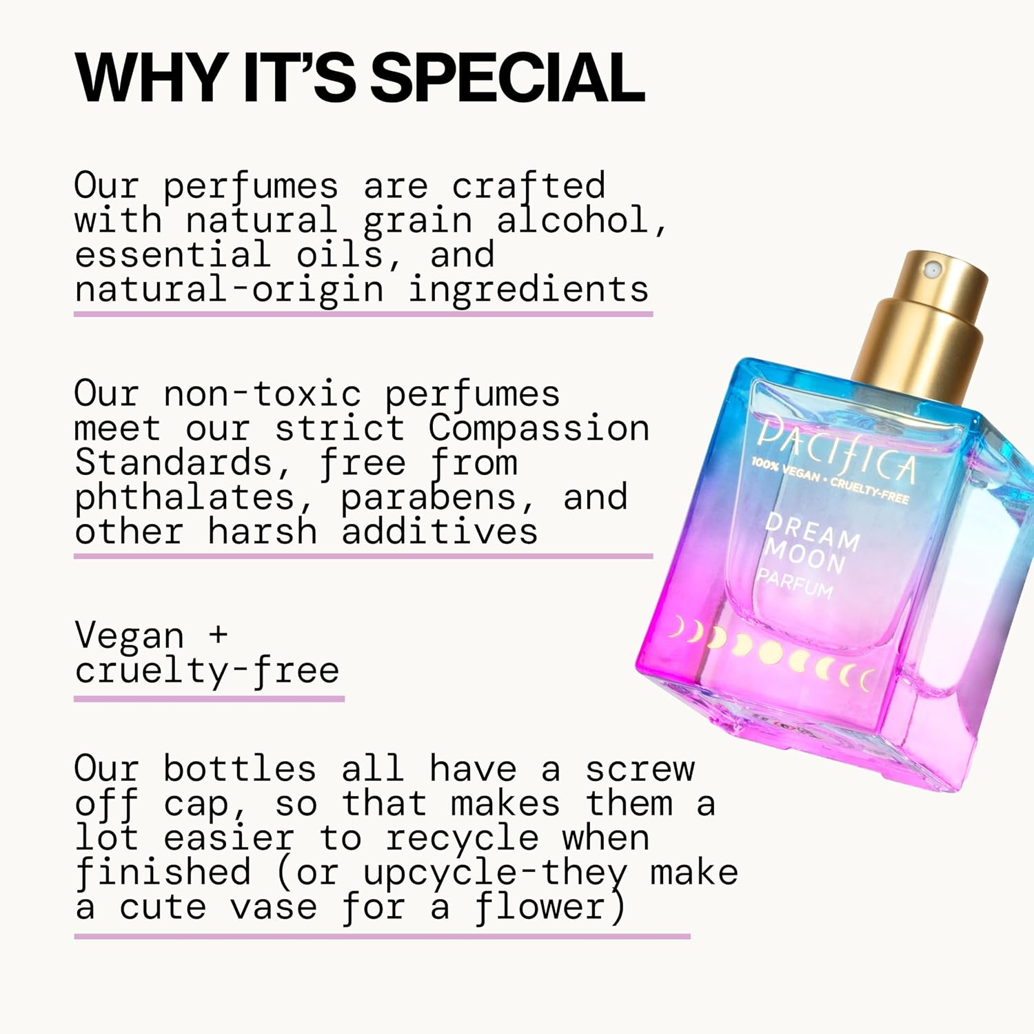 Pacifica Tuscan Blood Orange Perfume Spray for Women - Vegan, Cruelty-Free, Made in USA