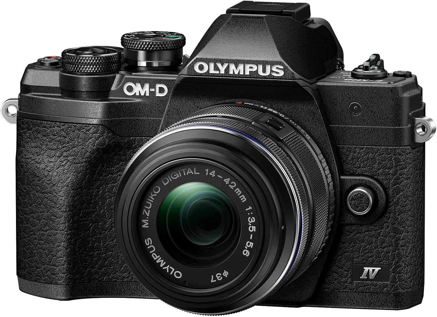 OM SYSTEM Olympus E-M10 Mark IV Silver Micro Four Thirds System Camera M.Zuiko Digital ED 14-42mm F3.5-5.6 EZ kit 20MP Sensor 5-Axis Image