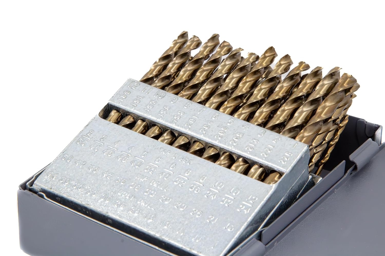Drill America 60 Piece m42 Cobalt Drill Bit Set (Wire Sizes: #1 - #60), D/ACO Series