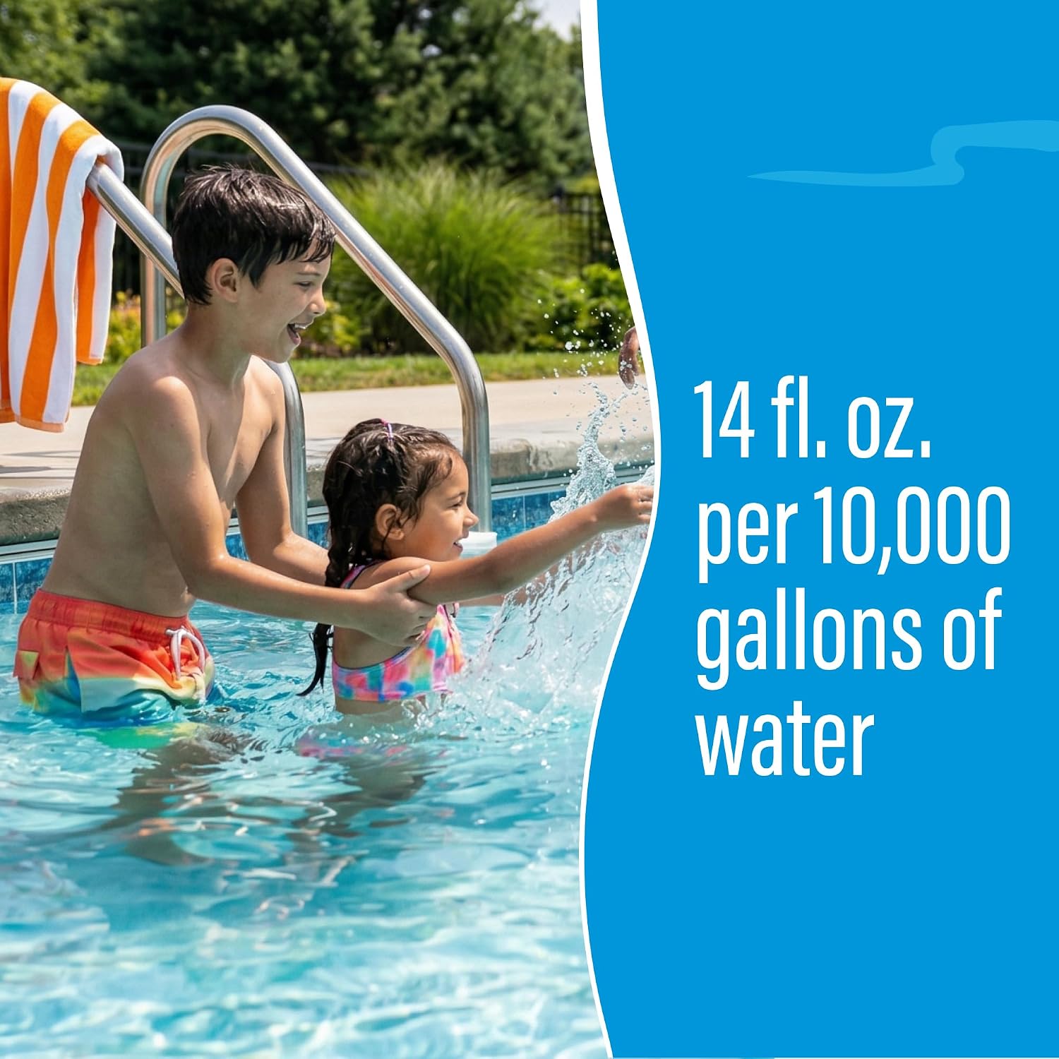 Poolife Super AlgaeBomb 60 Algaecide 1 Qt - Powerful Pool Algae Control Treatment - Fast-Acting Non-Foaming Formula - Kills & Prevents Green