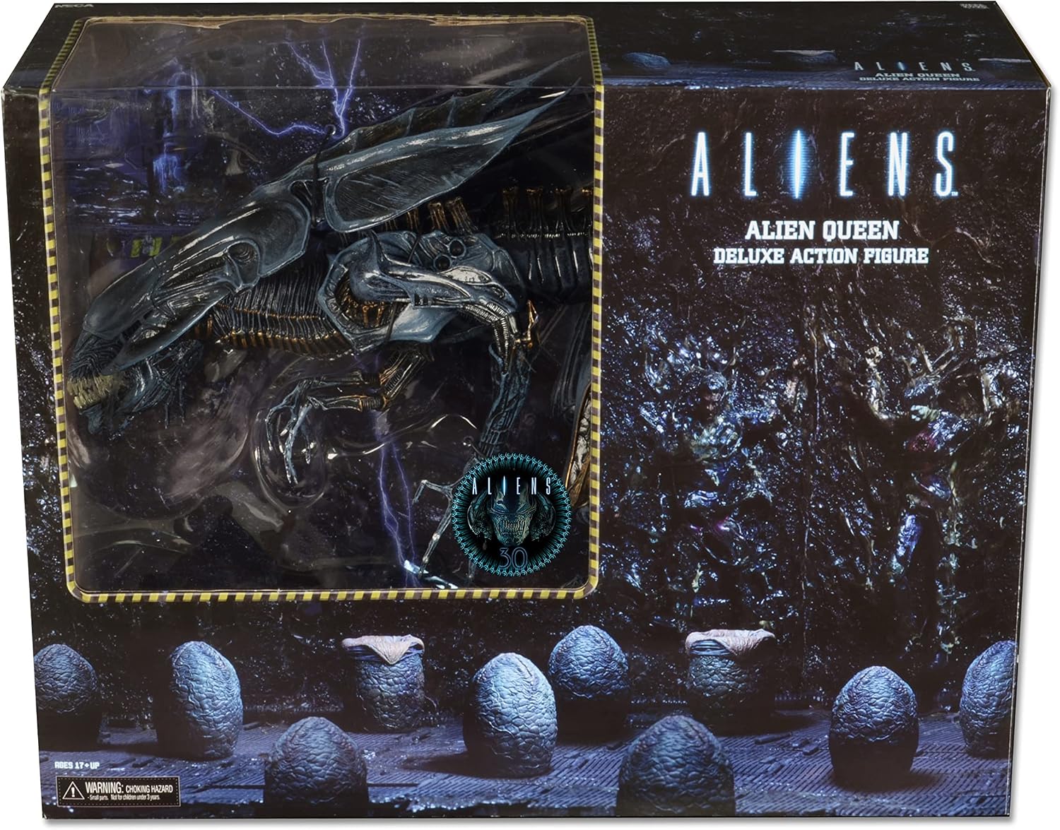NECA - Aliens - Xenomorph Queen Ultra Deluxe Boxed Action Figure | Aliens 35th Anniversary 15 Inch Action Figure Ultra Deluxe Series - Xenomorph Queen