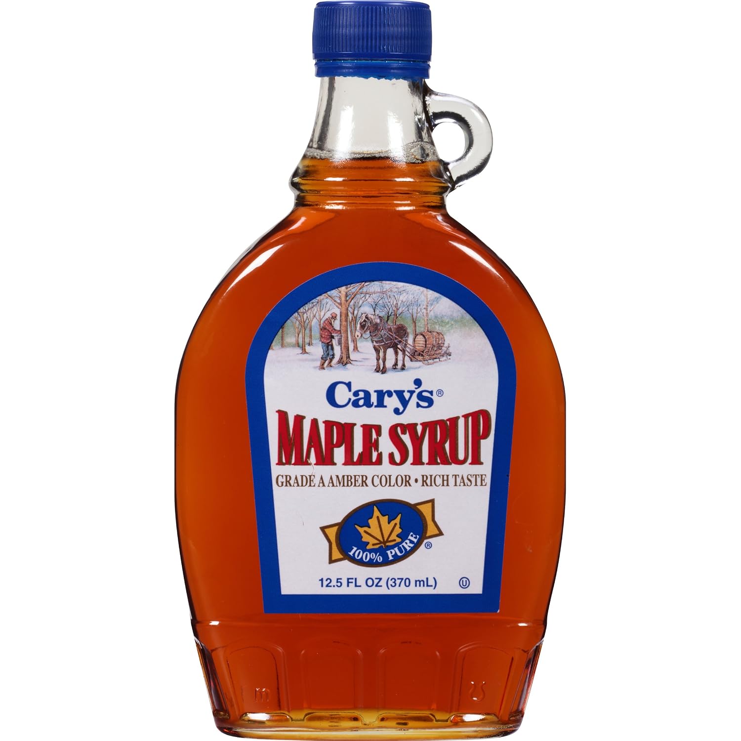 Cary's Pure Maple Syrup, Grade A Amber, 12.5 fl oz