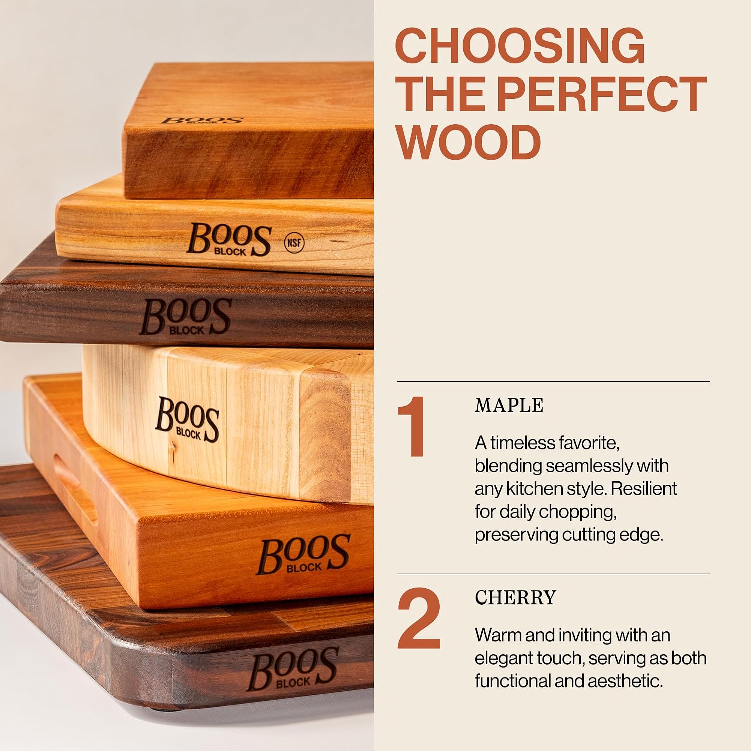 John Boos Handle Boards Series Rectangular Wooden Maple Cutting Board 24”x18” – 2.25” Thick, 30-lb Reversible Butcher Block with Juice Groove, Edge-Grain & Metal Handles