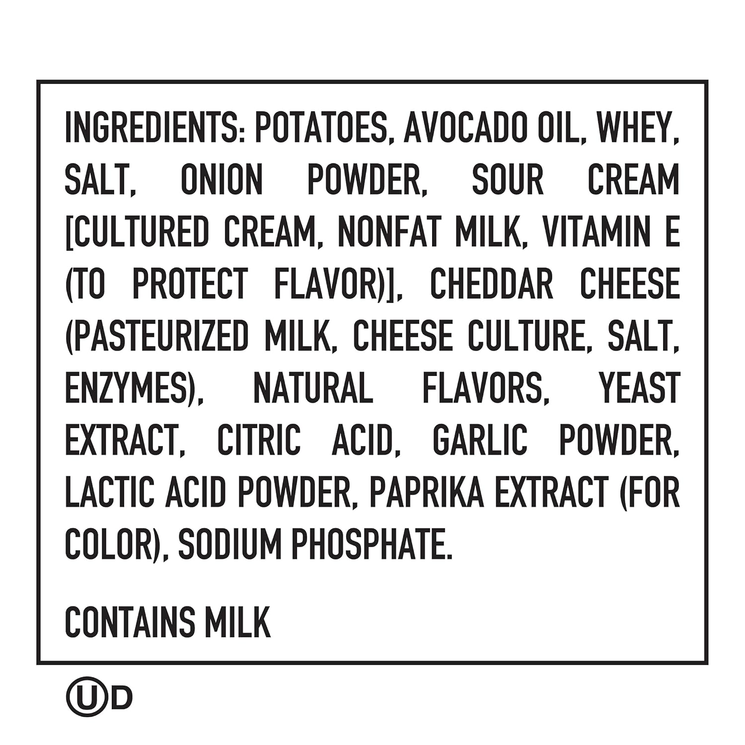 Boulder Canyon Avocado Oil Sea Salt Potato Chips 6 Count, 1.25 OZ
