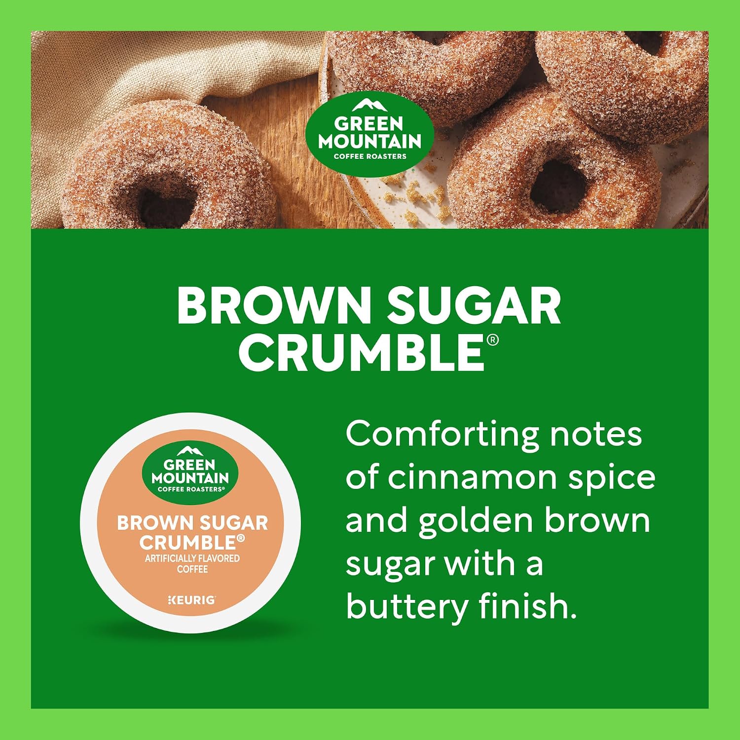 Green Mountain Coffee Roasters Island Coconut, Single-Serve Keurig K-Cup Pod, Flavored Light Roast Coffee, 24 Count (Pack of 1)