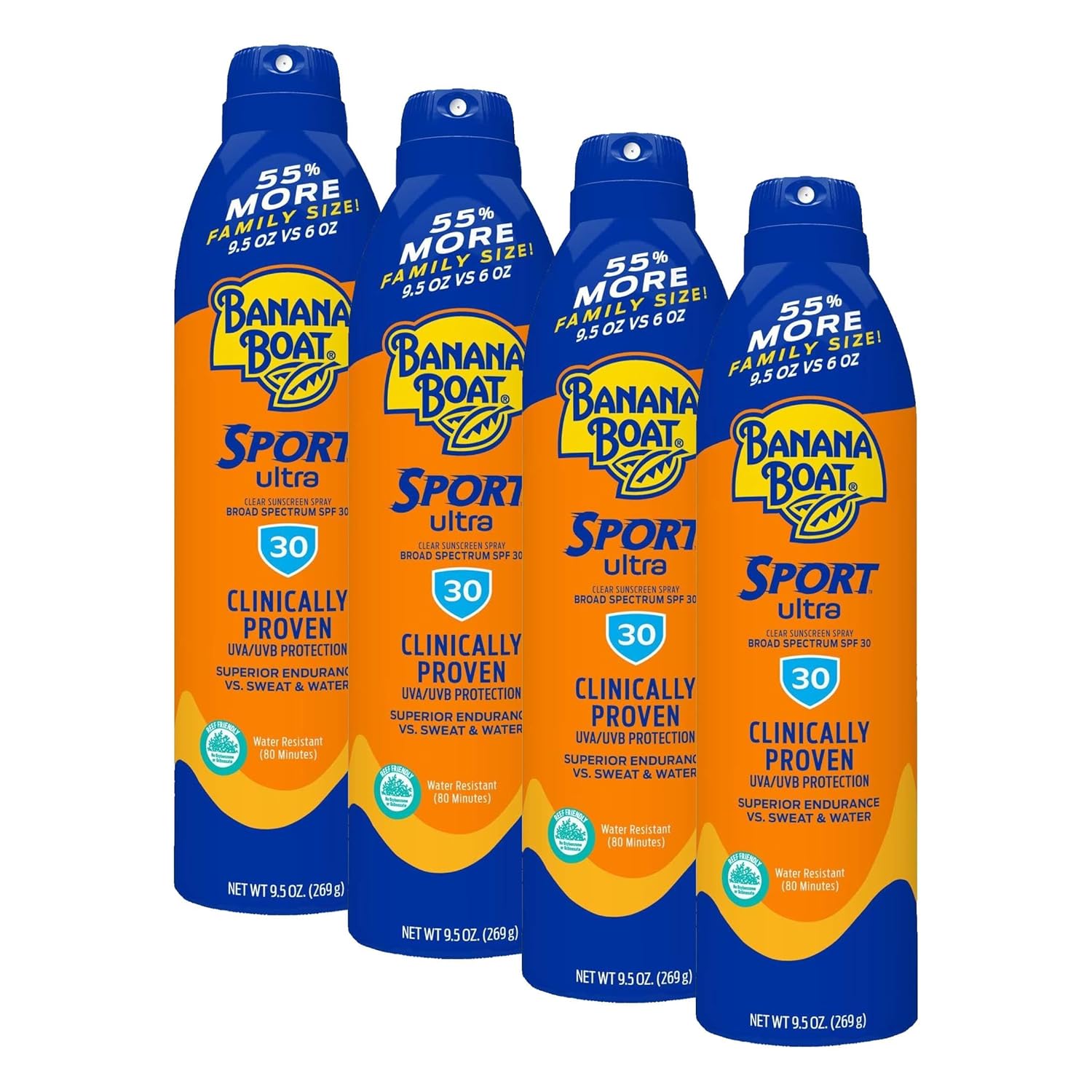 Banana Boat Sport SPF 100 Sunscreen Spray, 6 oz