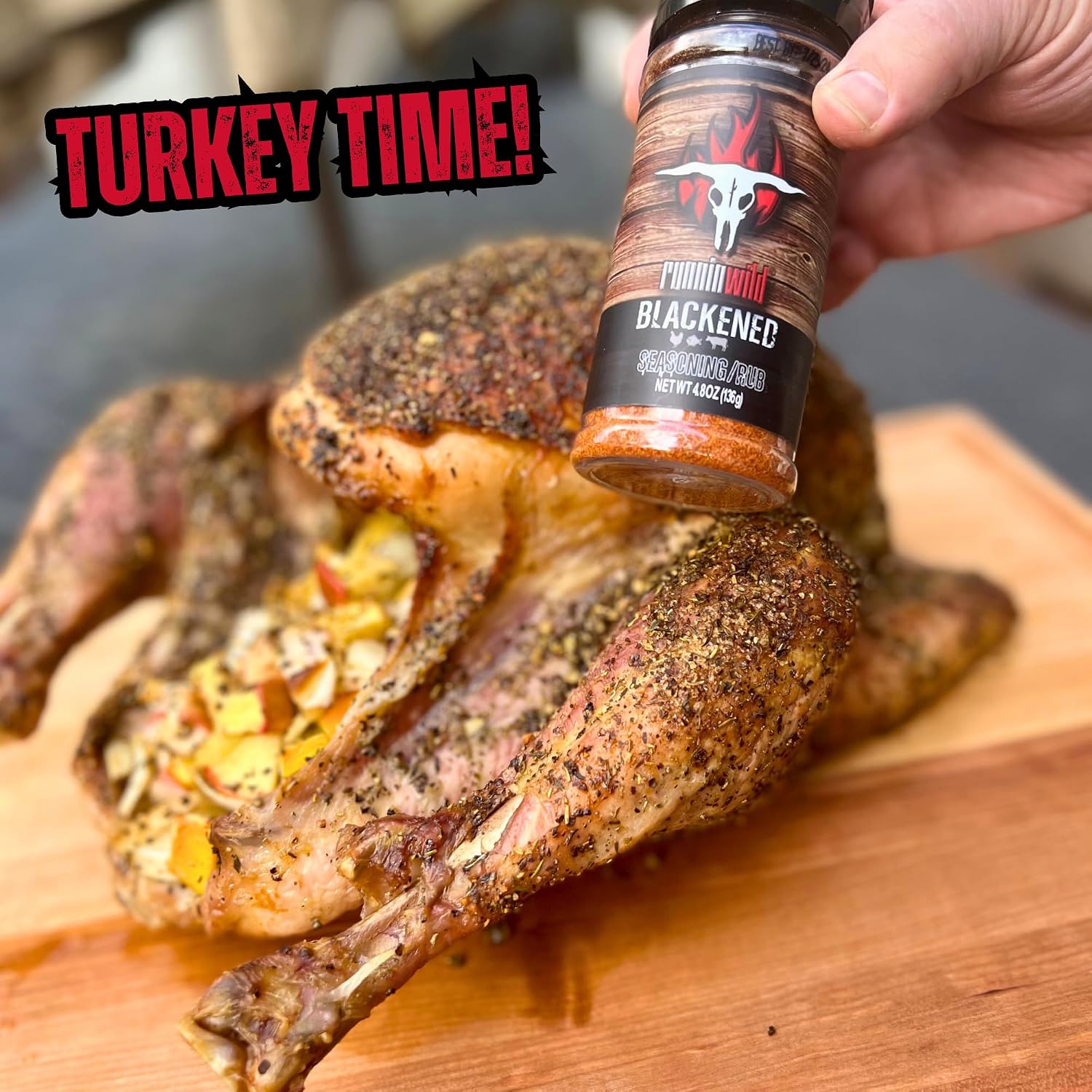 Fish Seasoning | Premium Seafood seasoning w/gourmet spices and natural lemon flavor | Runnin’ Wild Foods, 5.7 ounces