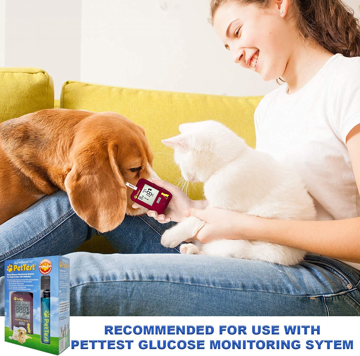 Sterile Twist-Top Lancets 21G for Dogs & Cats, Diabetes Testing
